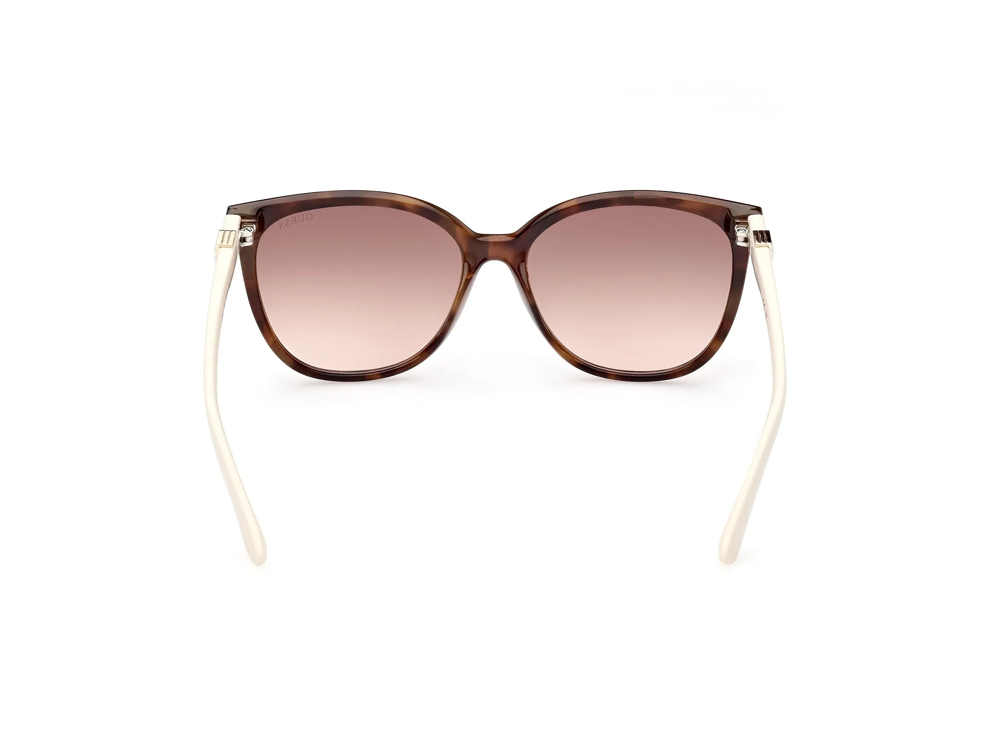 Guess GU7864 53F Occhiali da sole Iniettato Havana Marrone Rotonda Normale Sfumato - immagine 4