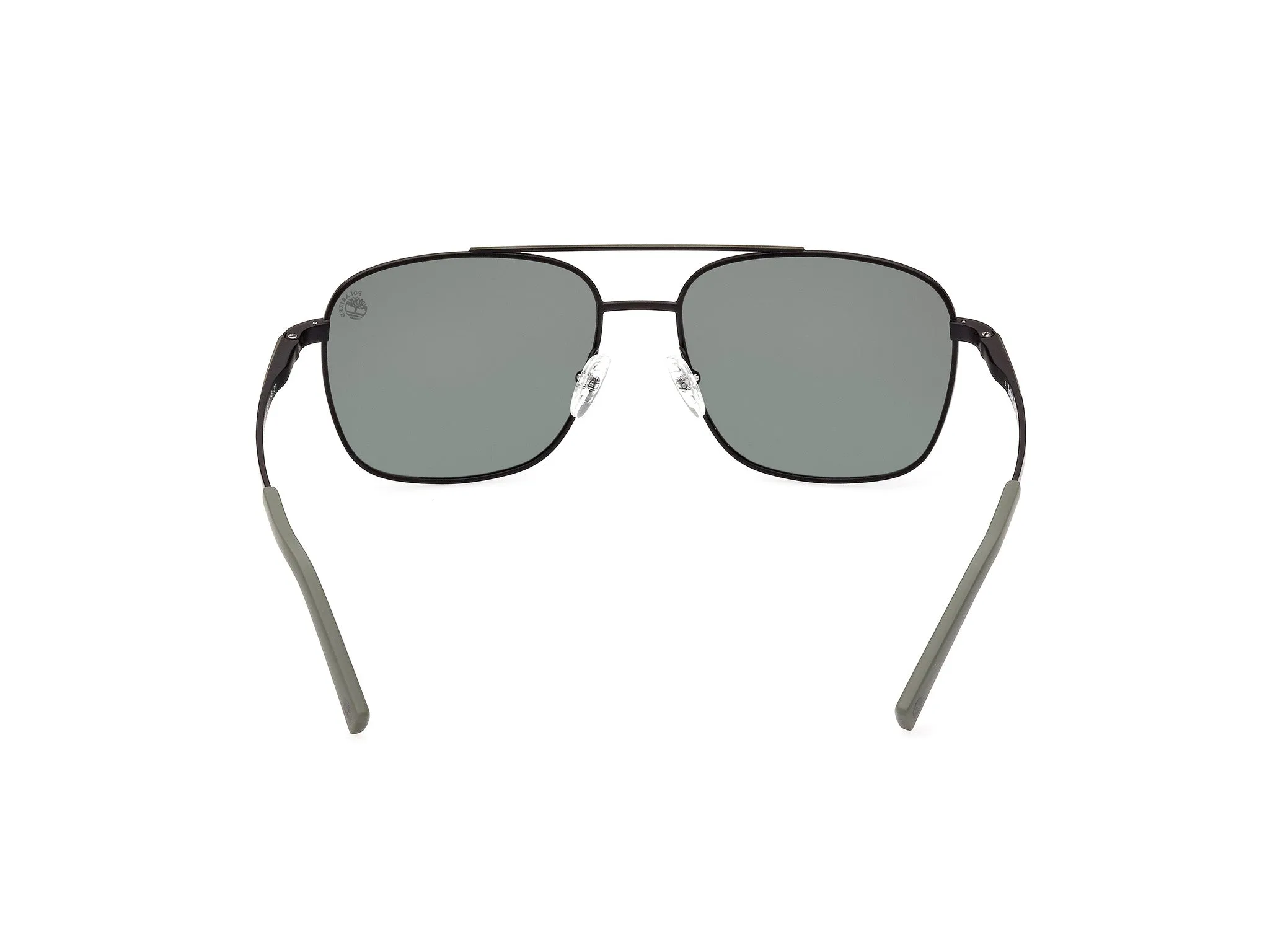 Timberland TB9303 02R Occhiali da sole Metallo Nero Verde Squadrata Polarizzata - immagine 4