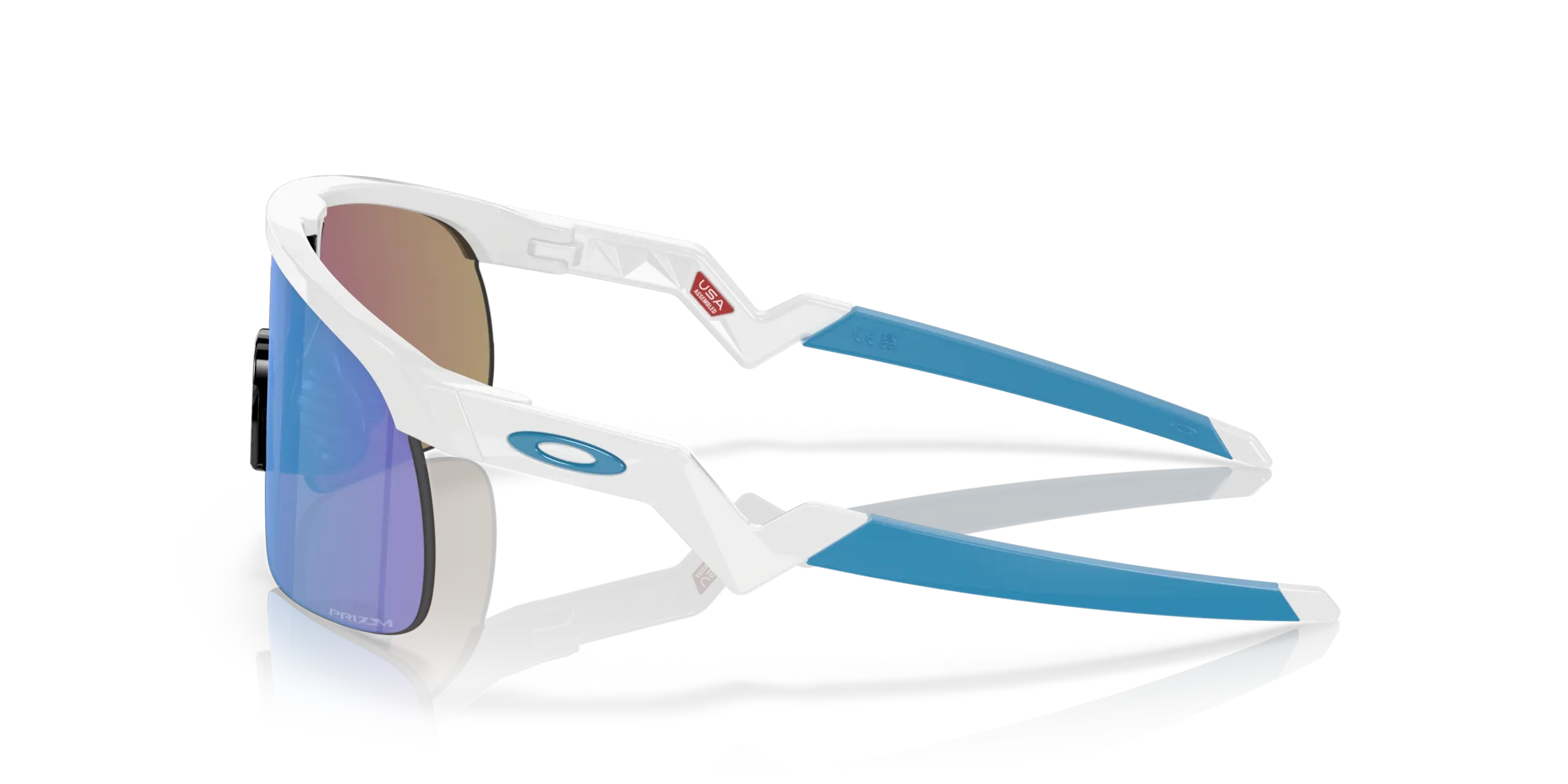 Oakley OJ9010 RESISTOR 901007 Occhiali da sole O_Matter Bianco Prizm Sapphire Maschera Normale Prizm - immagine 4