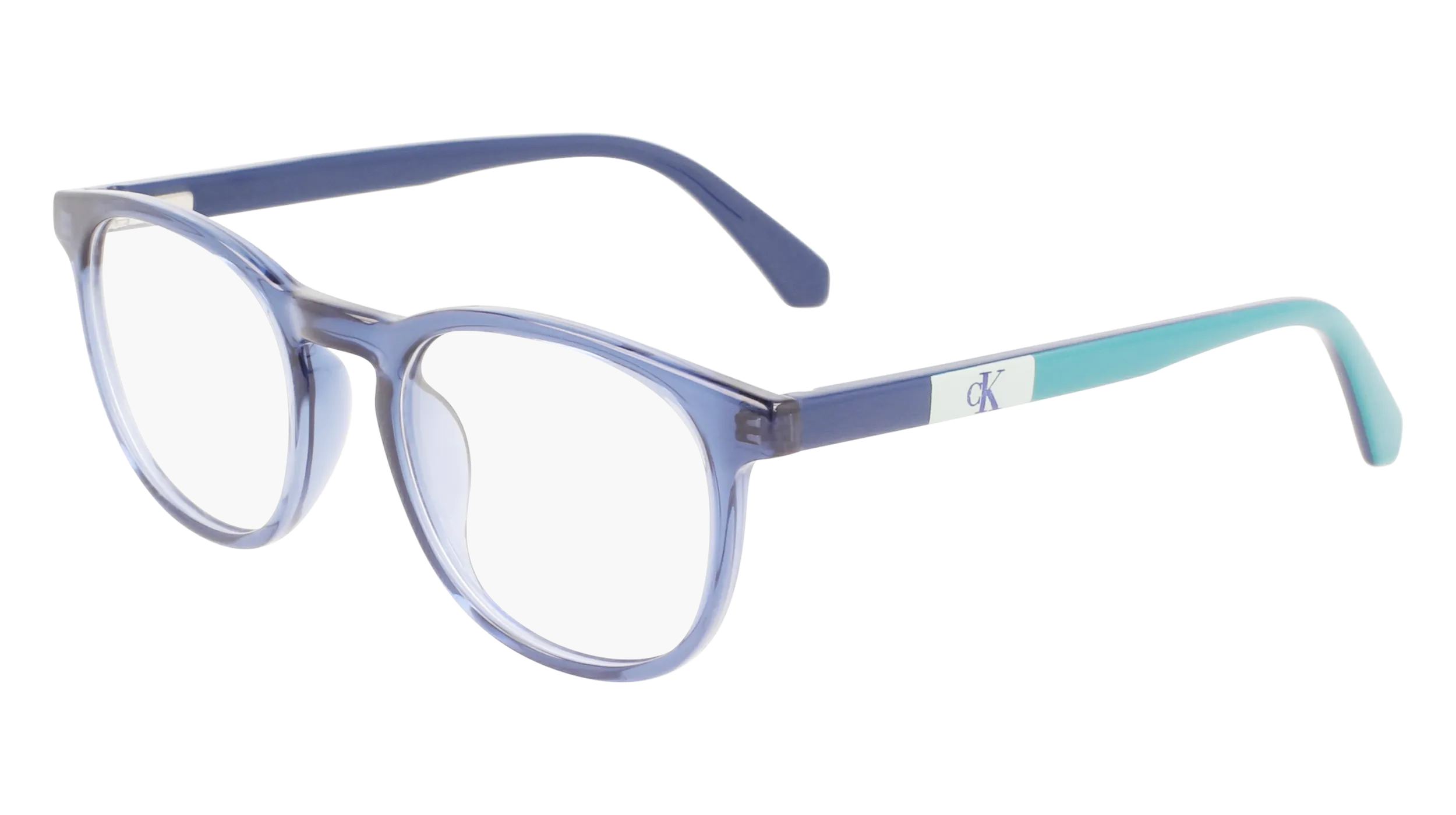 Calvin Klein Junior Calvin Klein CKJ22301 400 Montature da vista bambino Bio-iniettato Blu Geometrica Normale - immagine 1