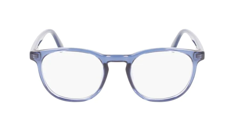 Calvin Klein Junior Calvin Klein CKJ22301 400 Montature da vista bambino Bio-iniettato Blu Geometrica Normale - immagine 2
