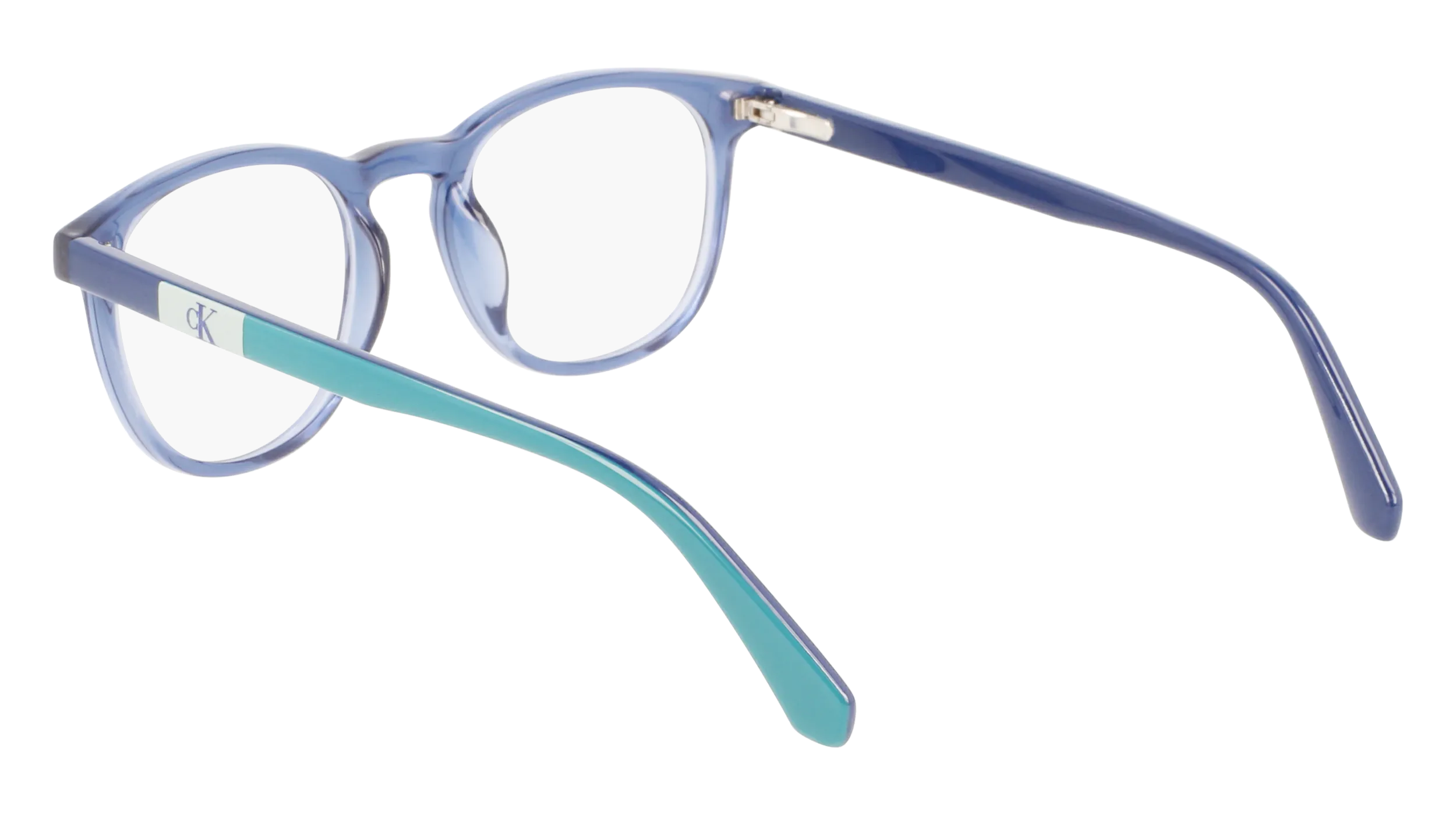 Calvin Klein Junior Calvin Klein CKJ22301 400 Montature da vista bambino Bio-iniettato Blu Geometrica Normale - immagine 4