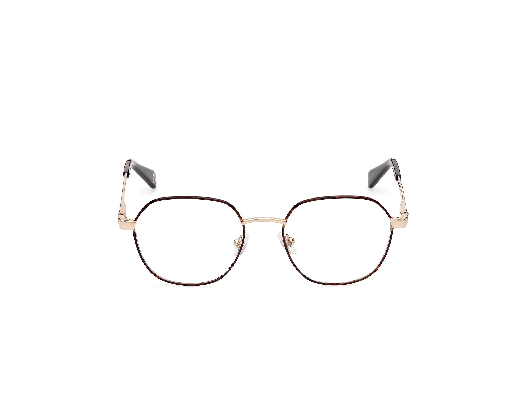 Guess GU5222 52 Montature da vista Metallo Havana Rotonda Normale - immagine 2