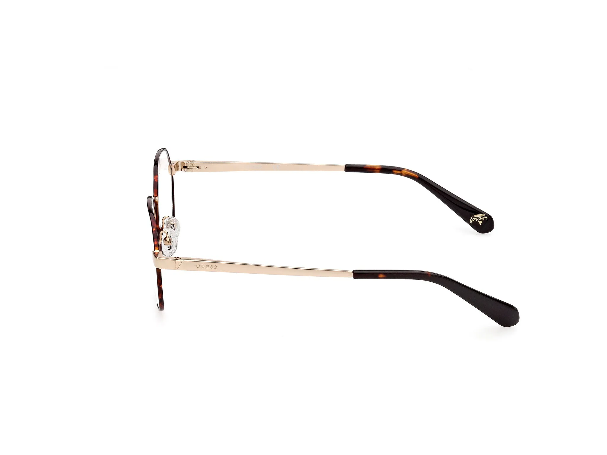 Guess GU5222 52 Montature da vista Metallo Havana Rotonda Normale - immagine 3
