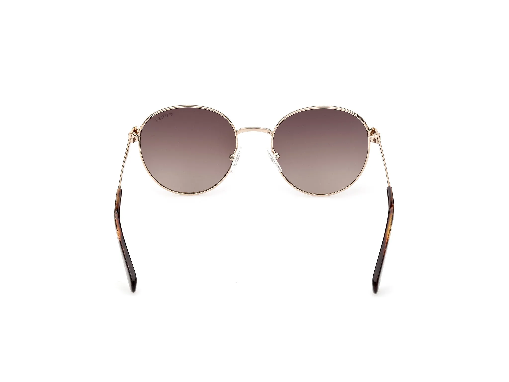 Guess GU5214 32F Occhiali da sole Metallo Oro Marrone Rotonda Normale Sfumato - immagine 4