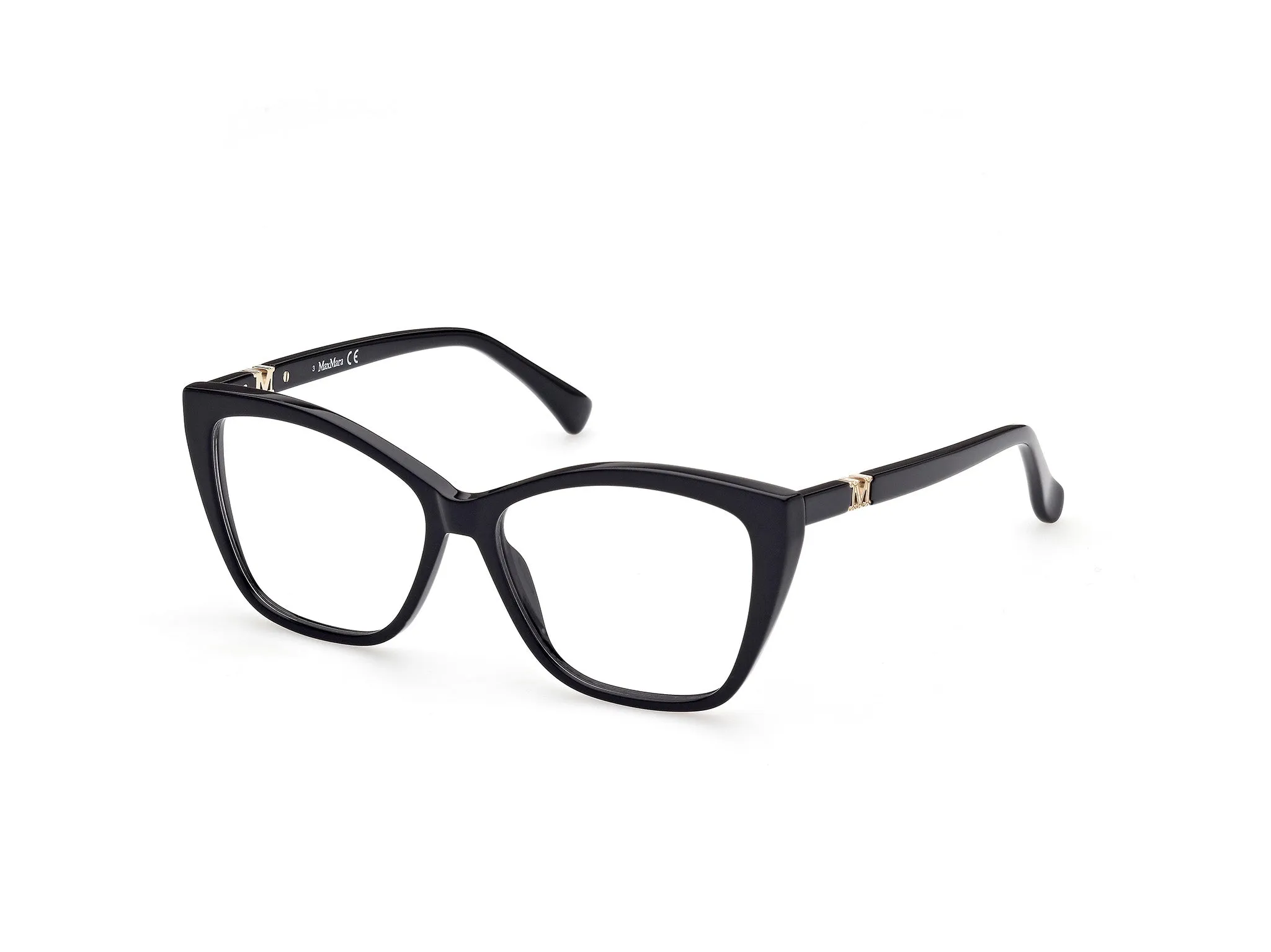 Max Mara MM5036 1 Montature da vista Acetato Nero Squadrata Normale - immagine 1