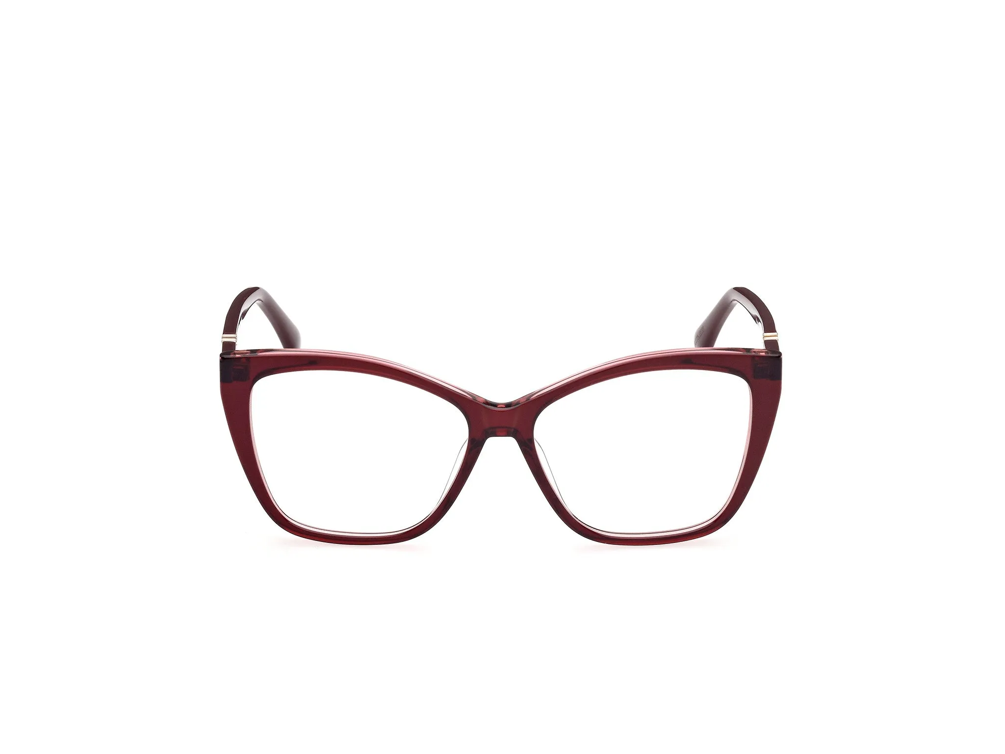 Max Mara MM5036 66 Montature da vista Acetato Rosso Squadrata Normale - immagine 2