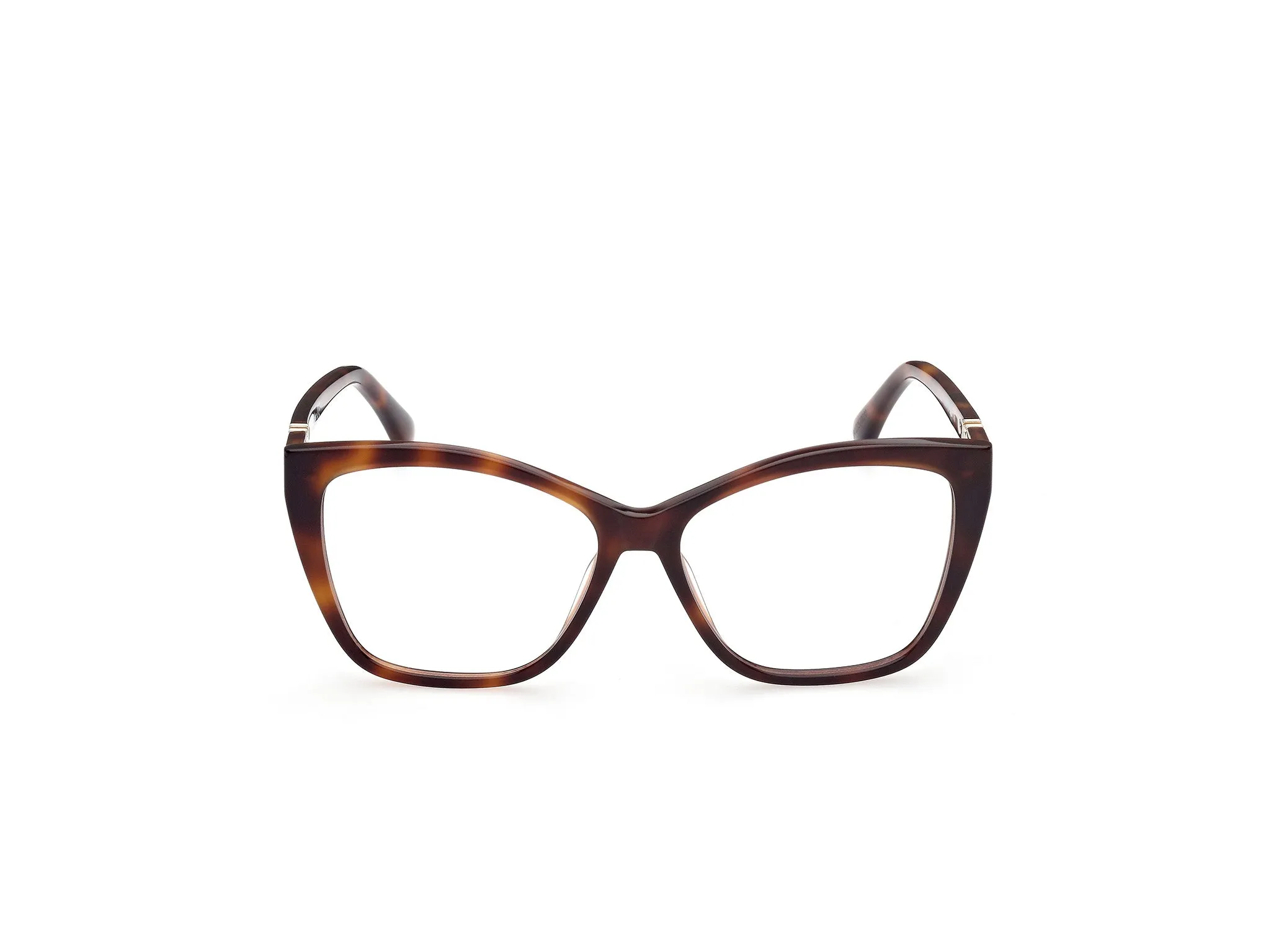 Max Mara MM5036 52 Montature da vista Acetato Havana Squadrata Normale - immagine 3