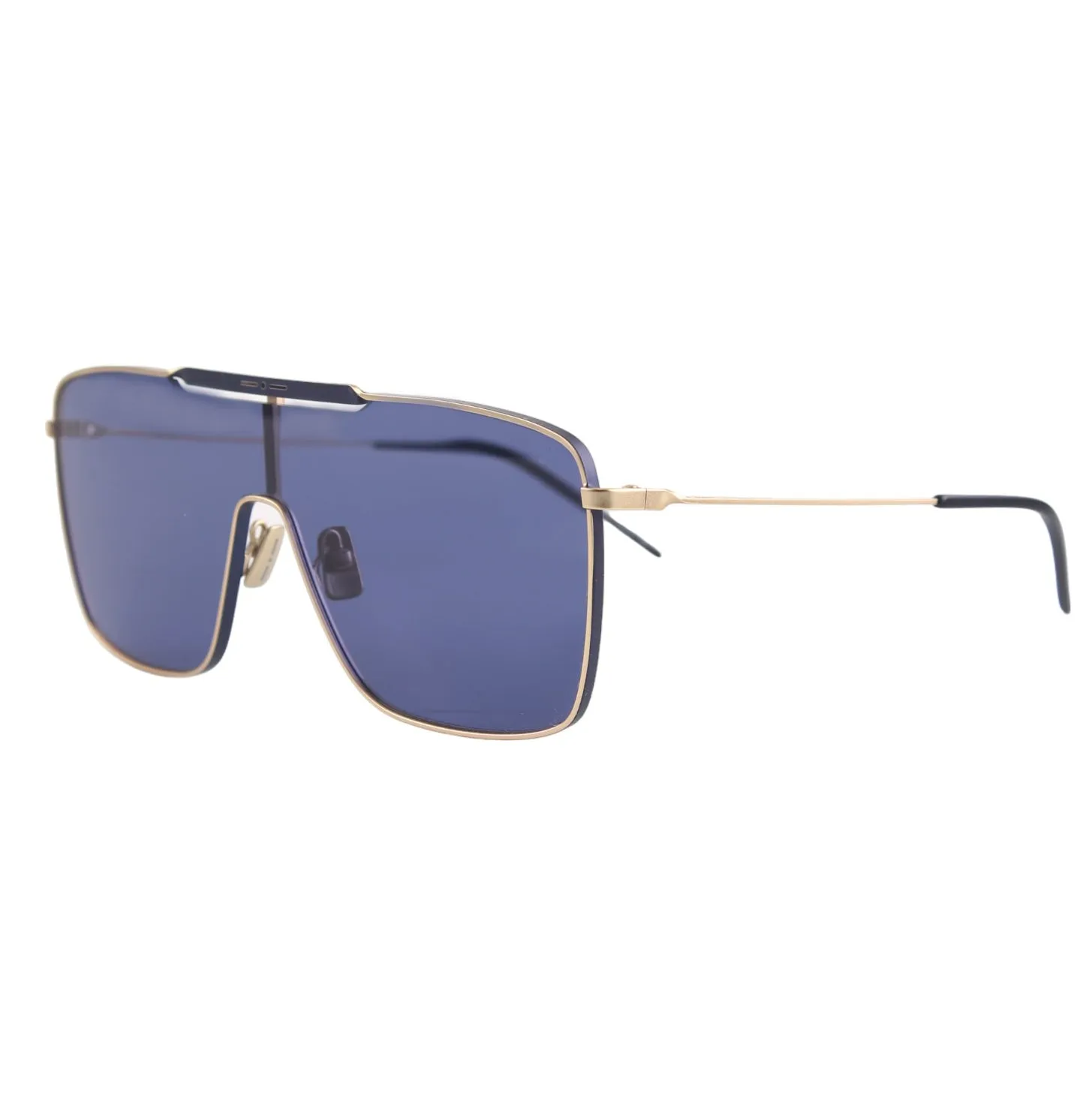 Italia Independent Unisex LOYD 0321 120.000 Occhiali da sole outlet Metallo Oro Blu Maschera - immagine 1