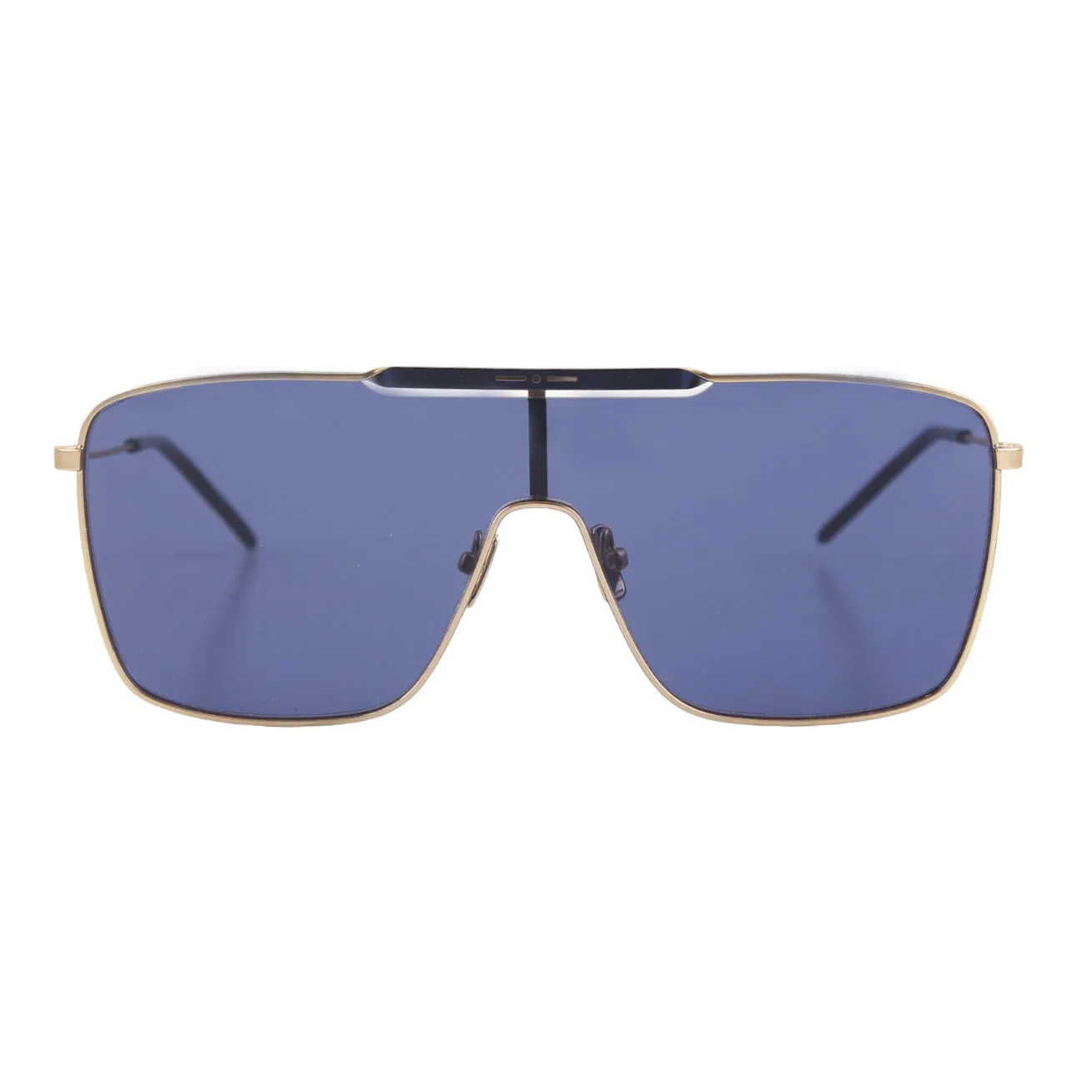 Italia Independent Unisex LOYD 0321 120.000 Occhiali da sole outlet Metallo Oro Blu Maschera - immagine 2