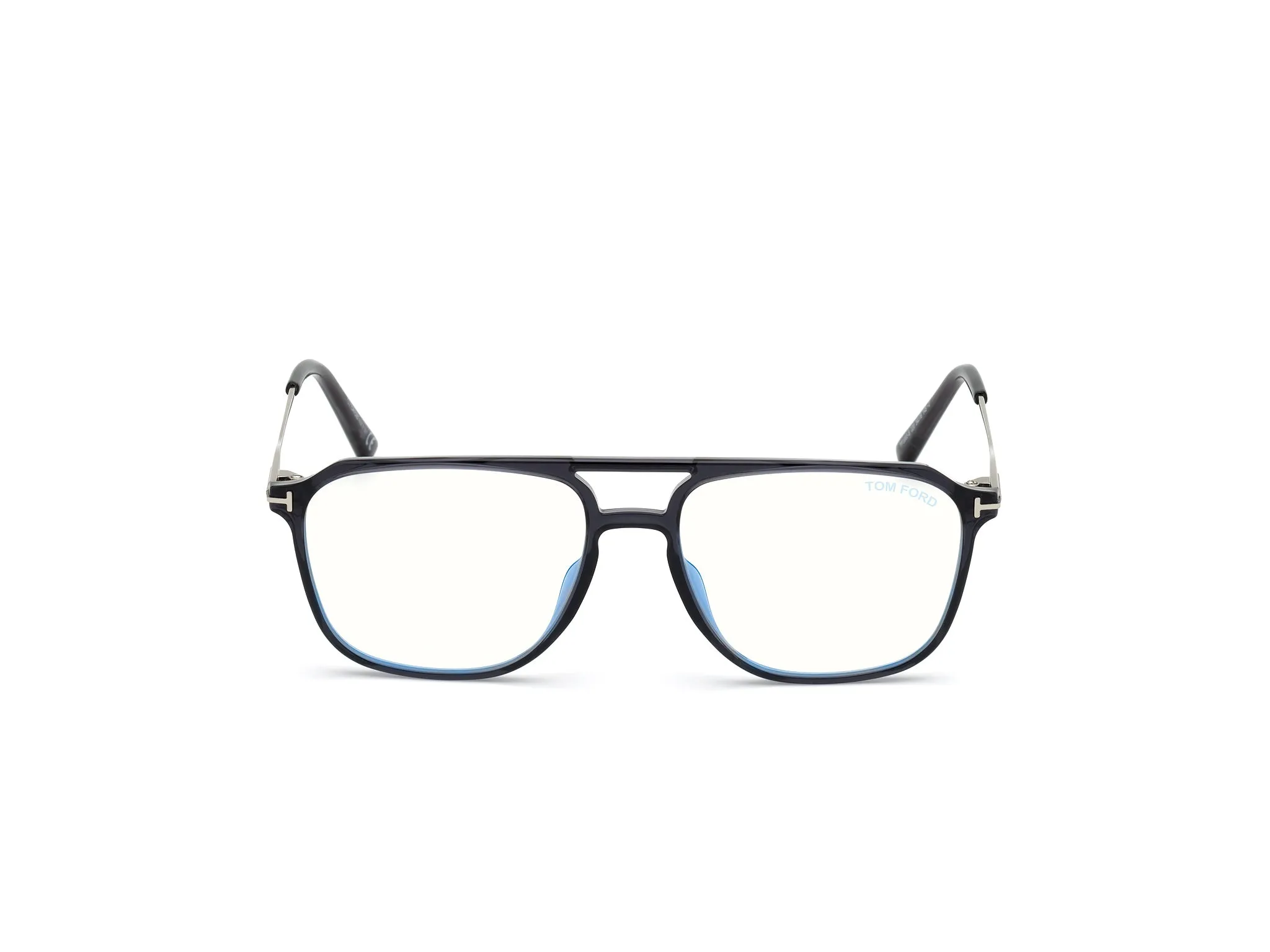 TOM FORD FT5665-B 20 Montature da vista Iniettato Grigio Squadrata Normale - immagine 2