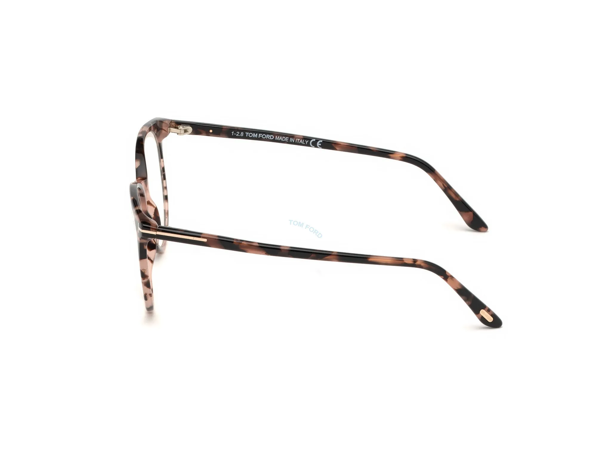 TOM FORD FT5575-B 54 Montature da vista Acetato Havana Rotonda Normale - immagine 4