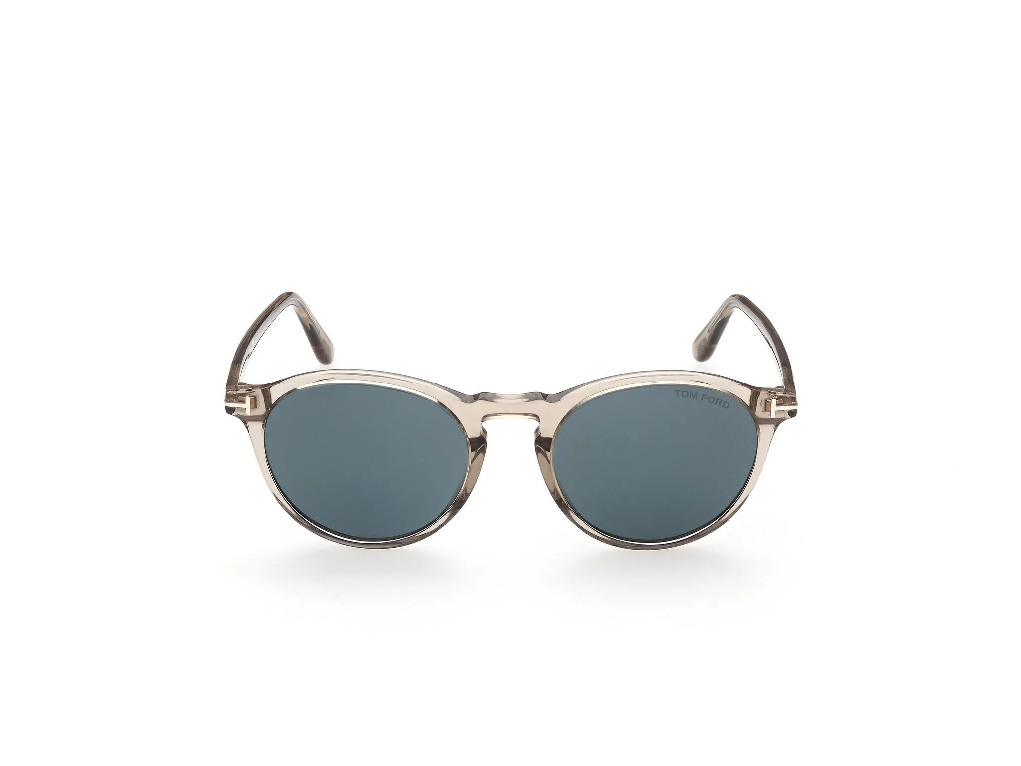 TOM FORD FT0904 AURELE 57V Occhiali da sole Acetato Beige Blu Rotonda Normale - immagine 2
