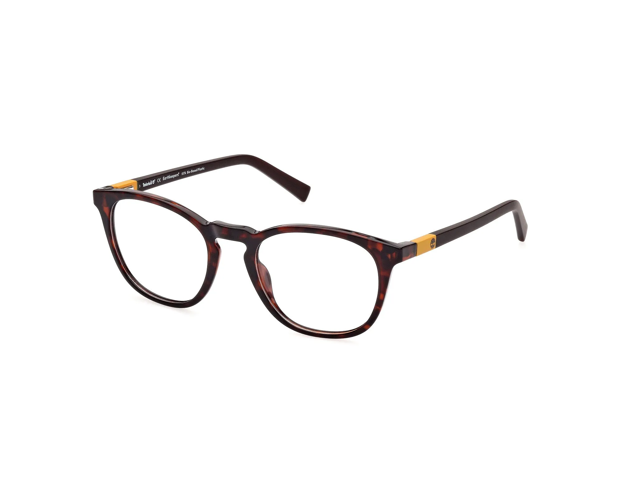Timberland TB1766 52 Montature da vista Iniettato Havana Rotonda Normale - immagine 1