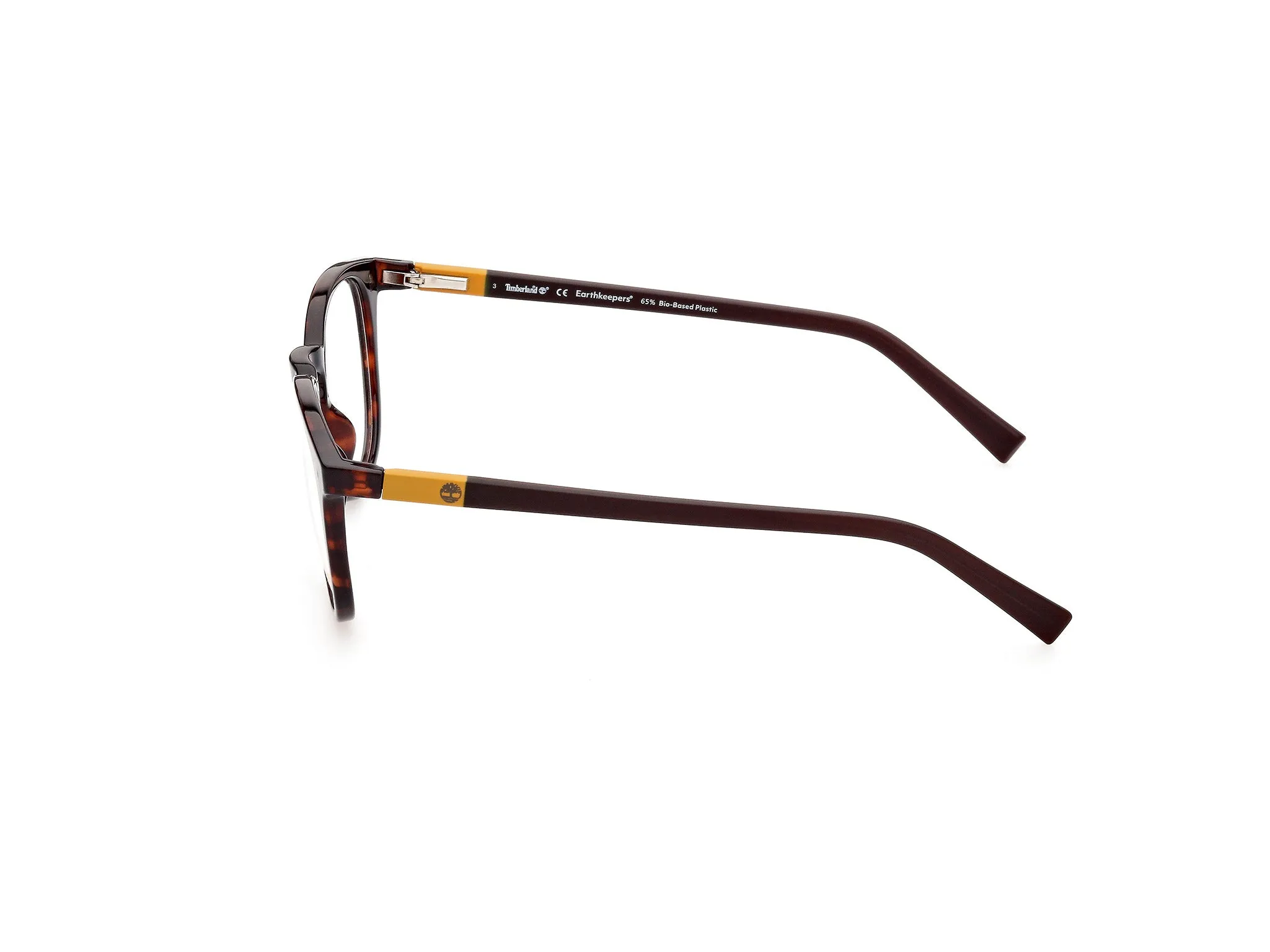 Timberland TB1766 52 Montature da vista Iniettato Havana Rotonda Normale - immagine 3