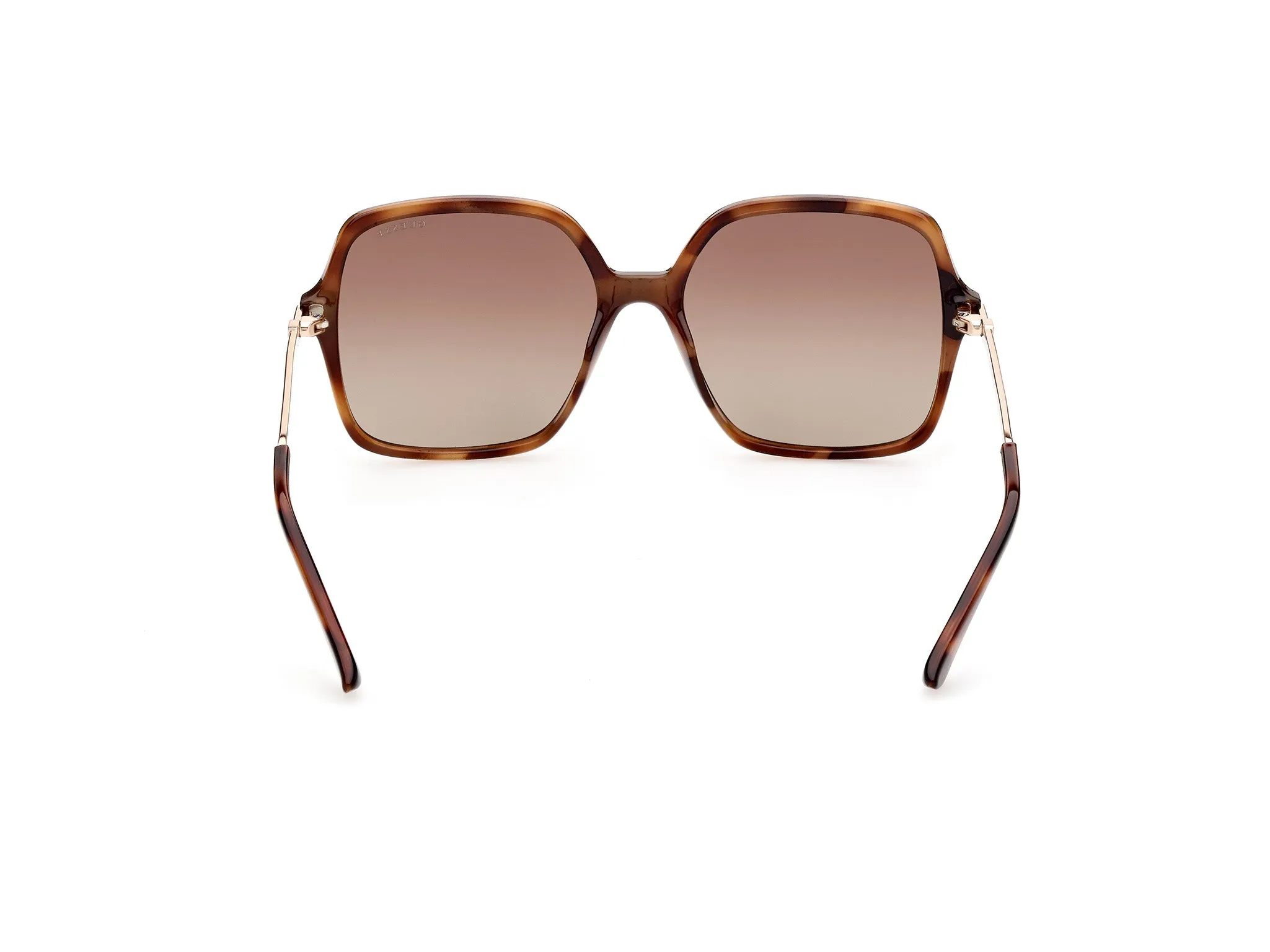 Guess GU7845 53H Occhiali da sole Iniettato Havana Marrone Squadrata Polarizzata - immagine 4