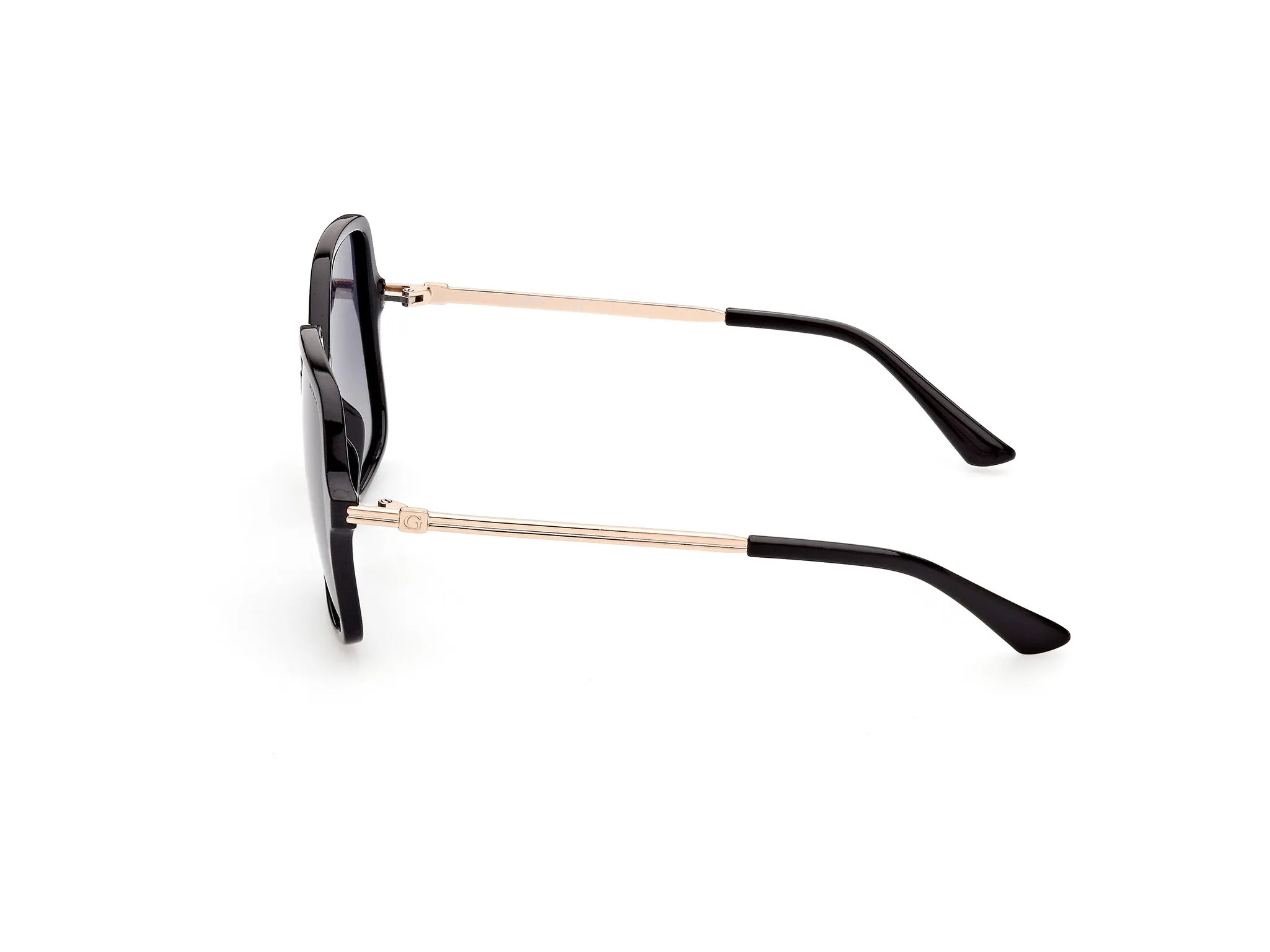 Guess GU7845 01D Occhiali da sole Iniettato Nero Fumo Squadrata Polarizzata - immagine 3