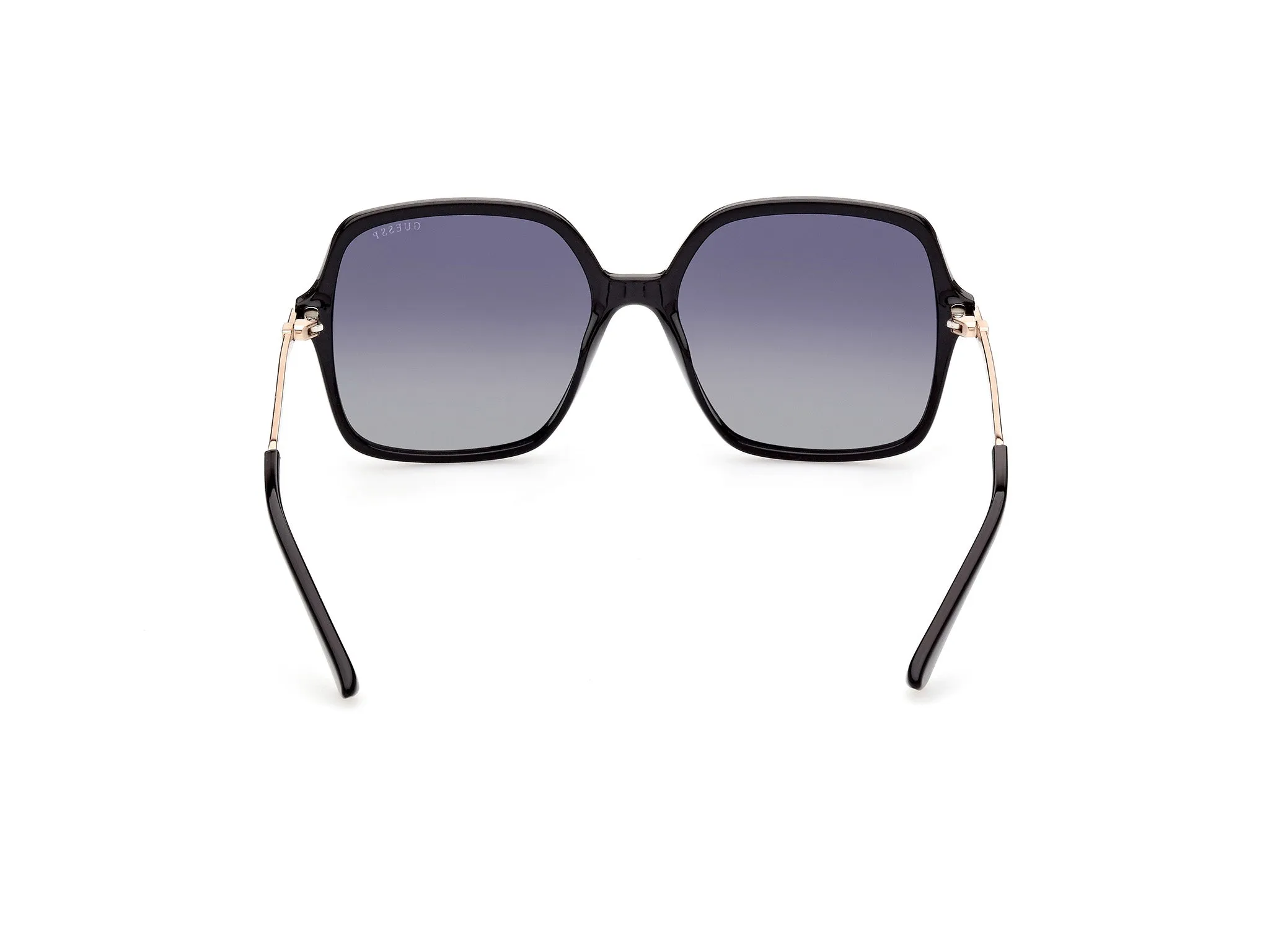 Guess GU7845 01D Occhiali da sole Iniettato Nero Fumo Squadrata Polarizzata - immagine 4