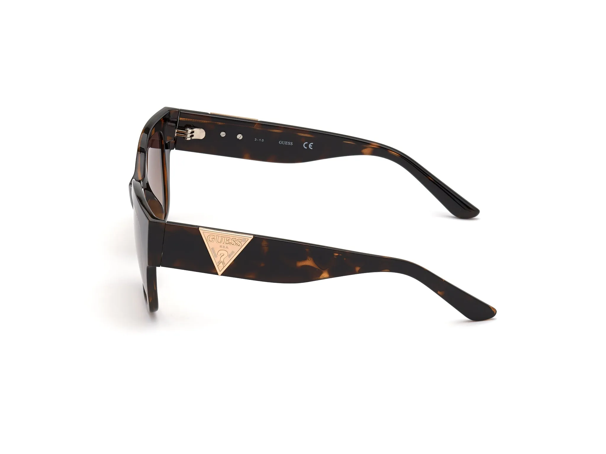 Guess GU7742 52F Occhiali da sole Iniettato Squadrata Normale Sfumato - immagine 3
