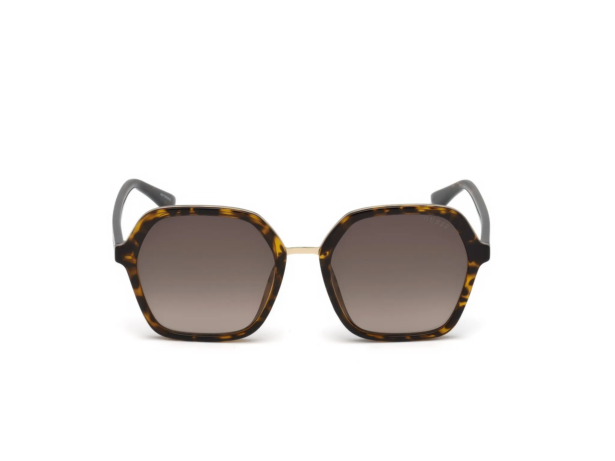 Guess GU7557 52F Occhiali da sole Iniettato Geometrica Normale Sfumato - immagine 2