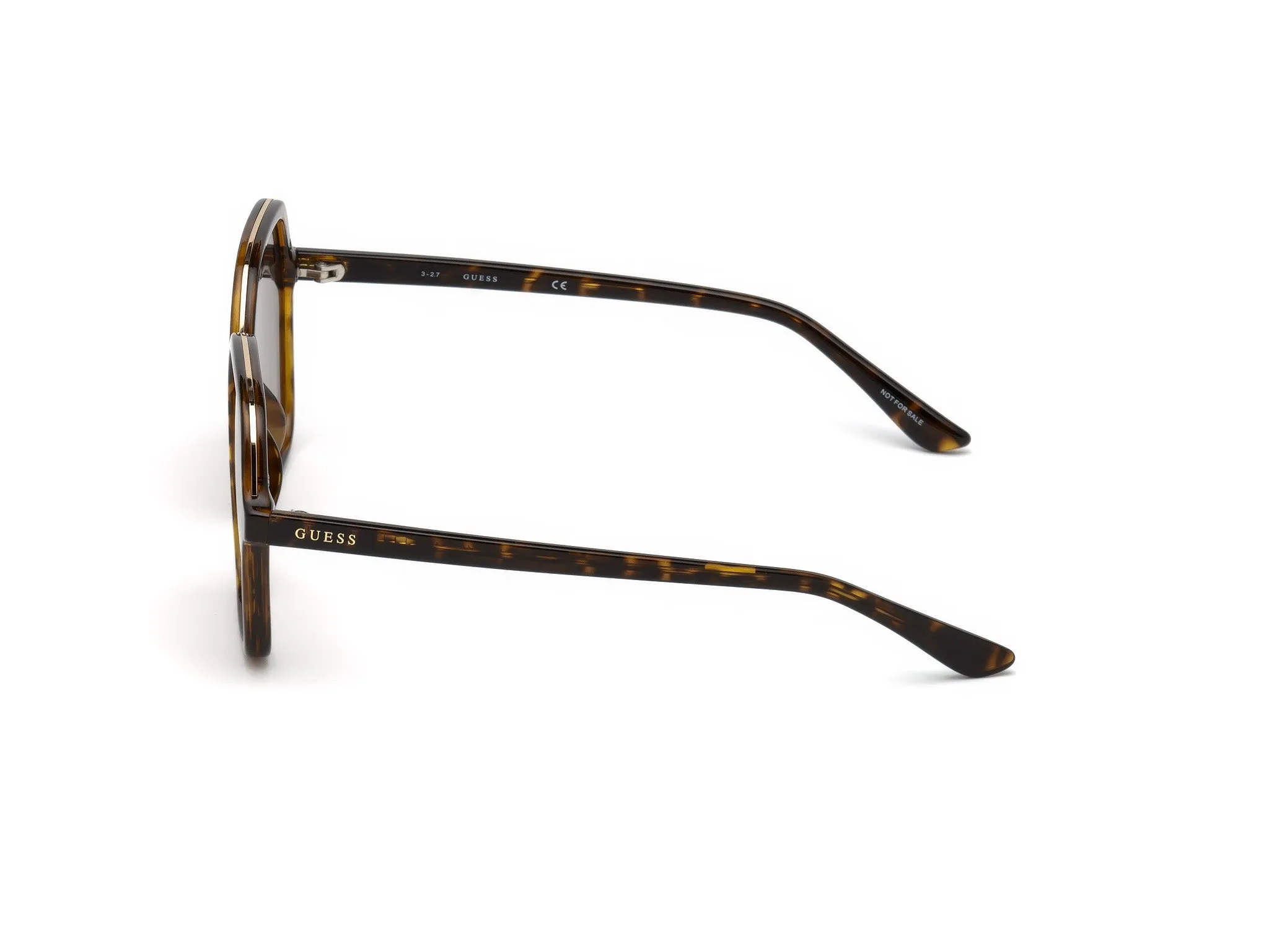 Guess GU7557 52F Occhiali da sole Iniettato Geometrica Normale Sfumato - immagine 3