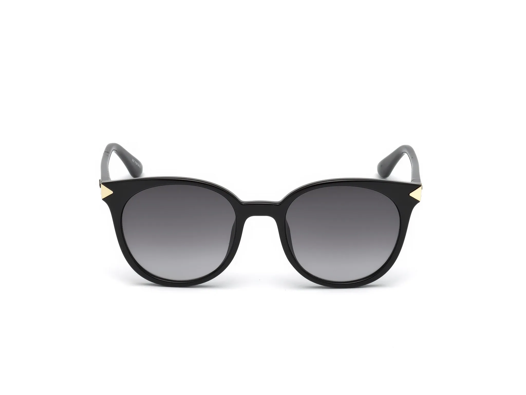 Guess GU7550 01B Occhiali da sole Iniettato Nero Fumo Rotonda Normale - immagine 3