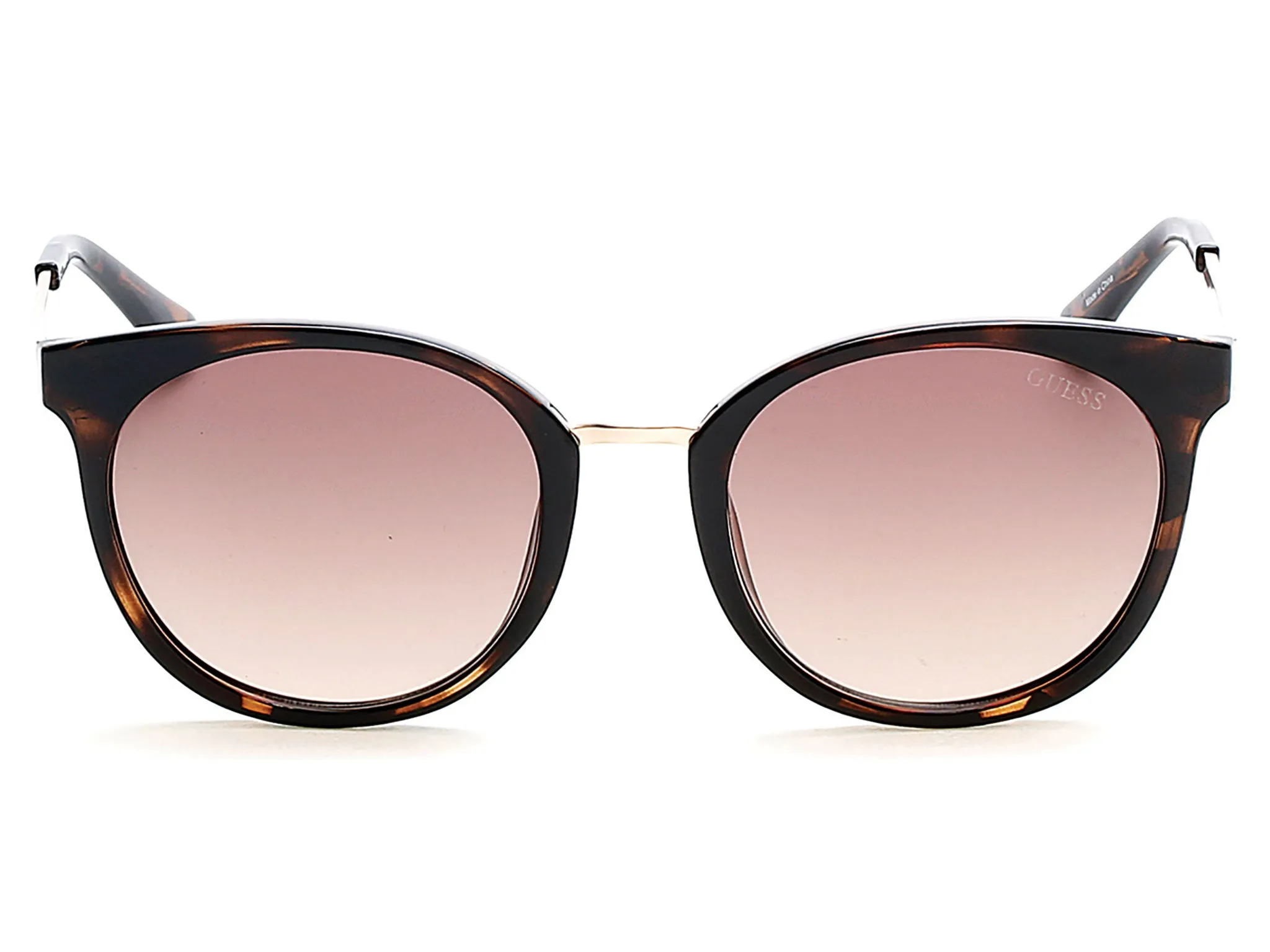 Guess GU7459 52F Occhiali da sole Iniettato Rotonda Normale Sfumato - immagine 1
