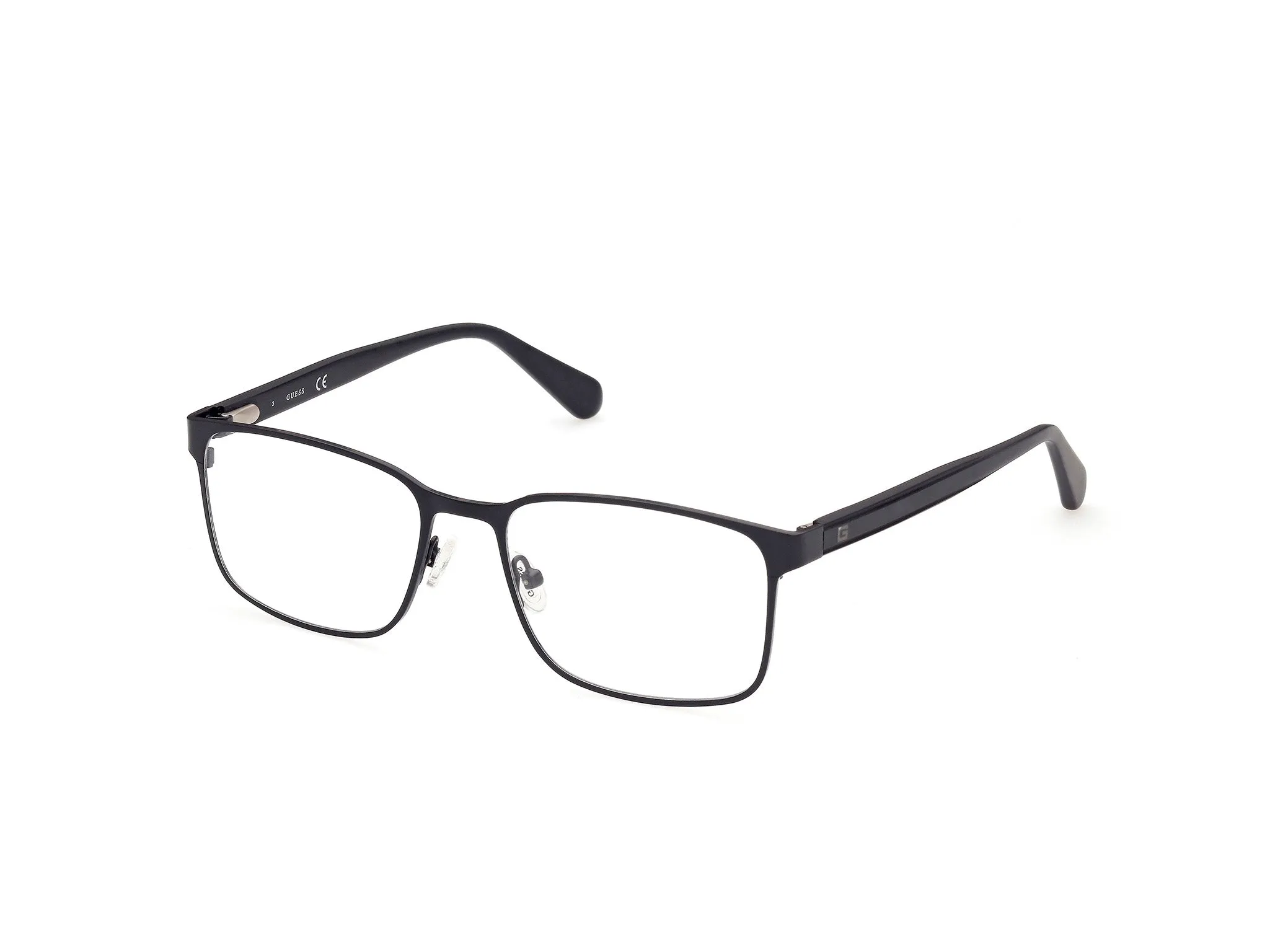 Guess GU50045 2 Montature da vista Metallo Nero Squadrata Normale - immagine 1
