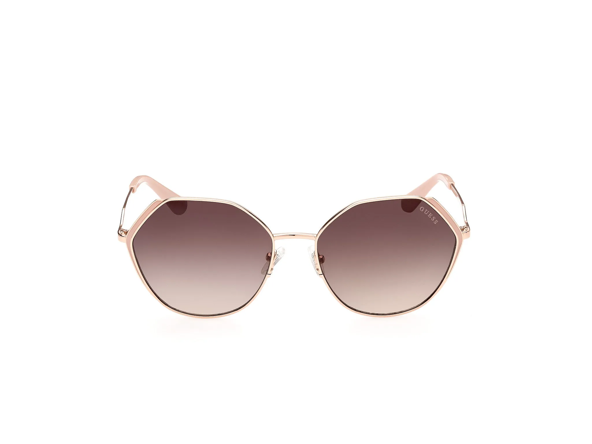 Guess GU7842 28F Occhiali da sole Metallo Oro Marrone Geometrica Normale Sfumato - immagine 2