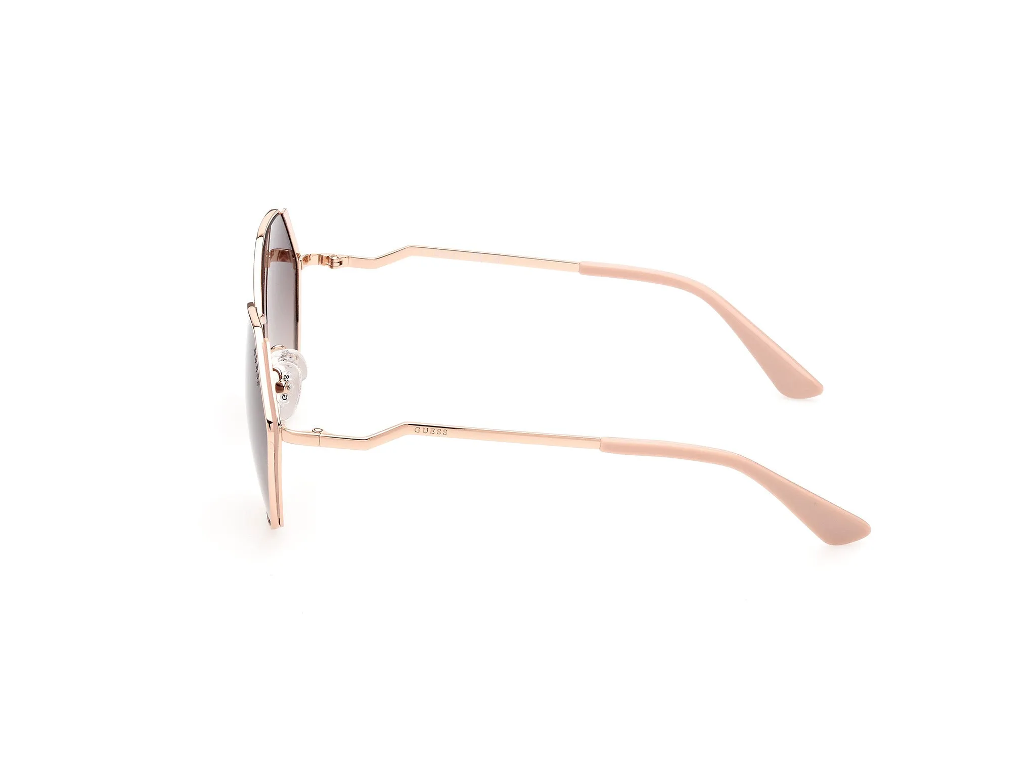 Guess GU7842 28F Occhiali da sole Metallo Oro Marrone Geometrica Normale Sfumato - immagine 3