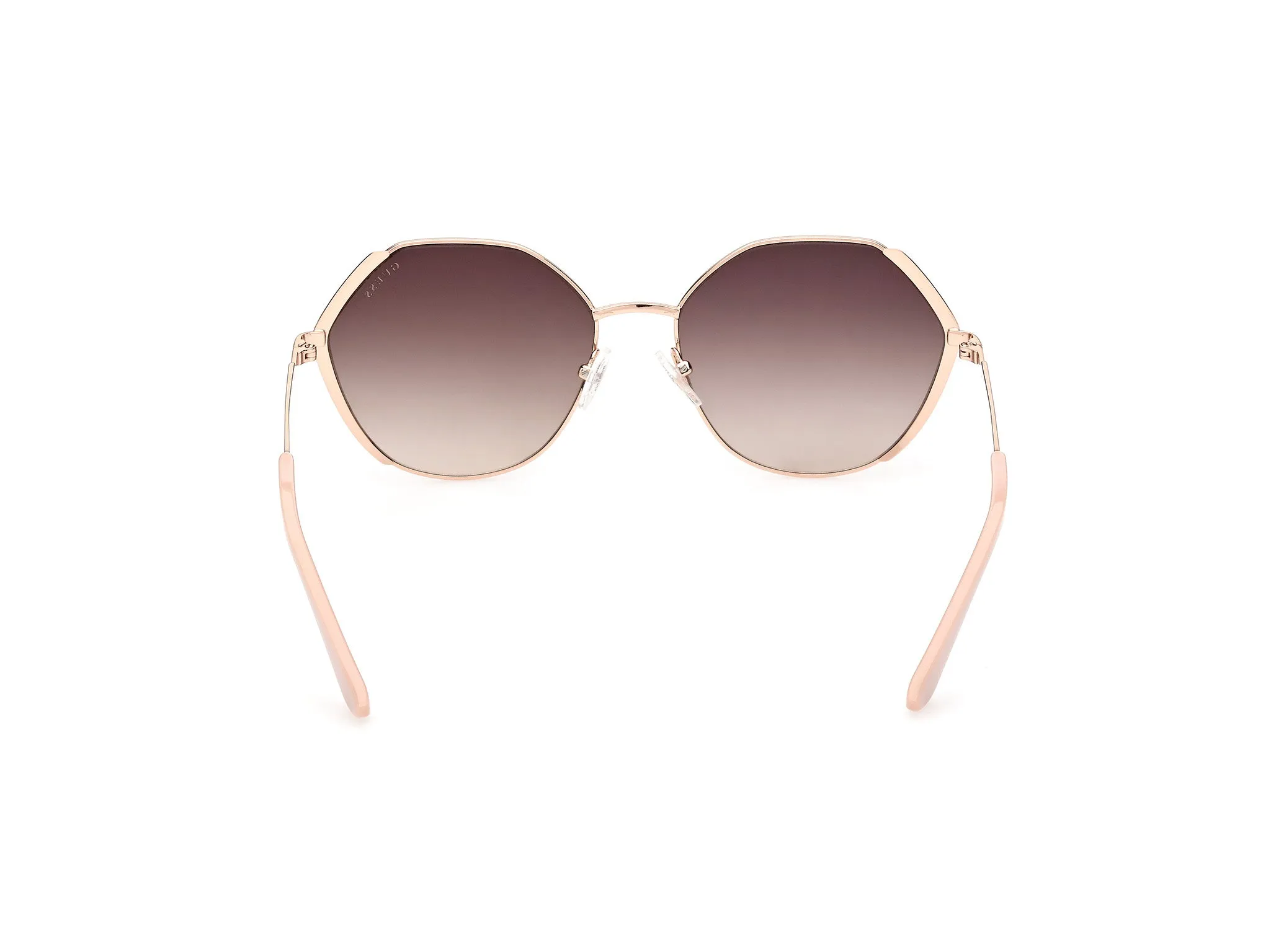 Guess GU7842 28F Occhiali da sole Metallo Oro Marrone Geometrica Normale Sfumato - immagine 4