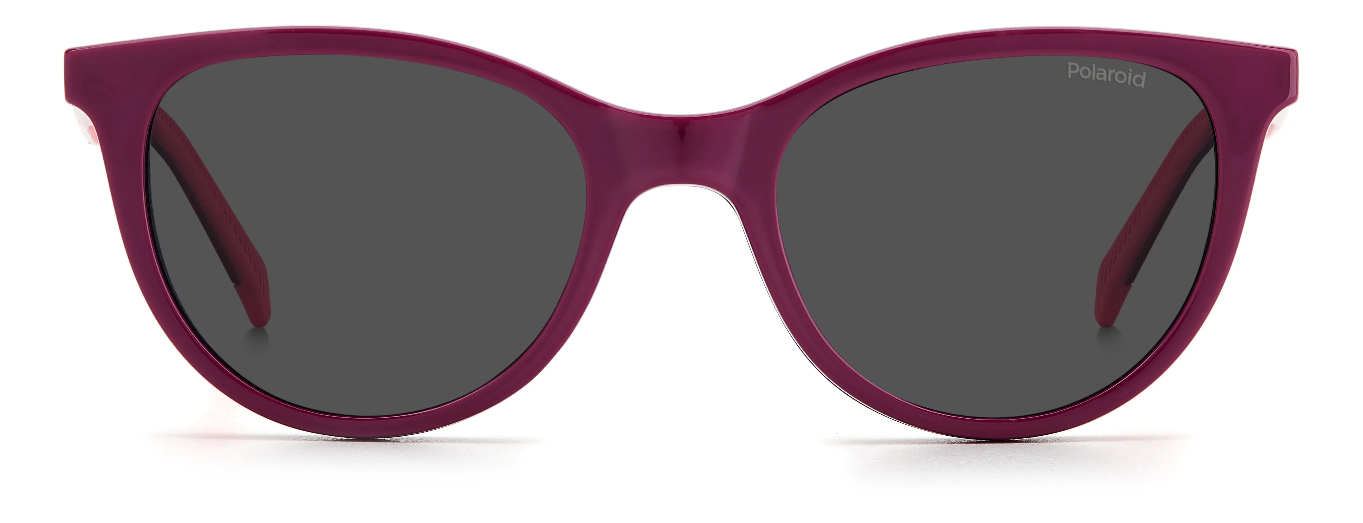 Polaroid Junior Polaroid PLD 8051/CS B3V/M9 Occhiali da sole bambino Plastica Viola Grigio scuro Cat Eye - immagine 2