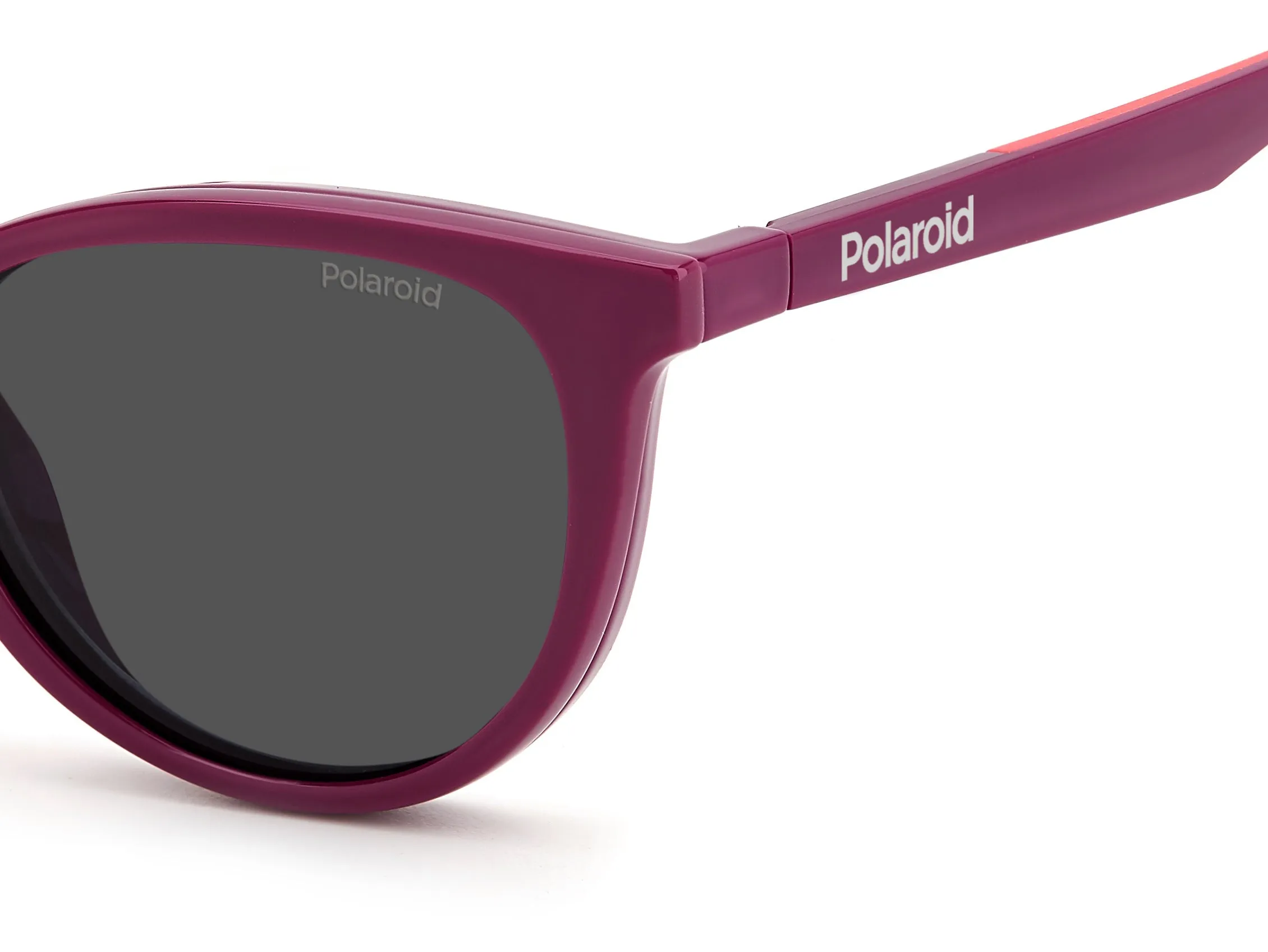 Polaroid Junior Polaroid PLD 8051/CS B3V/M9 Occhiali da sole bambino Plastica Viola Grigio scuro Cat Eye - immagine 4