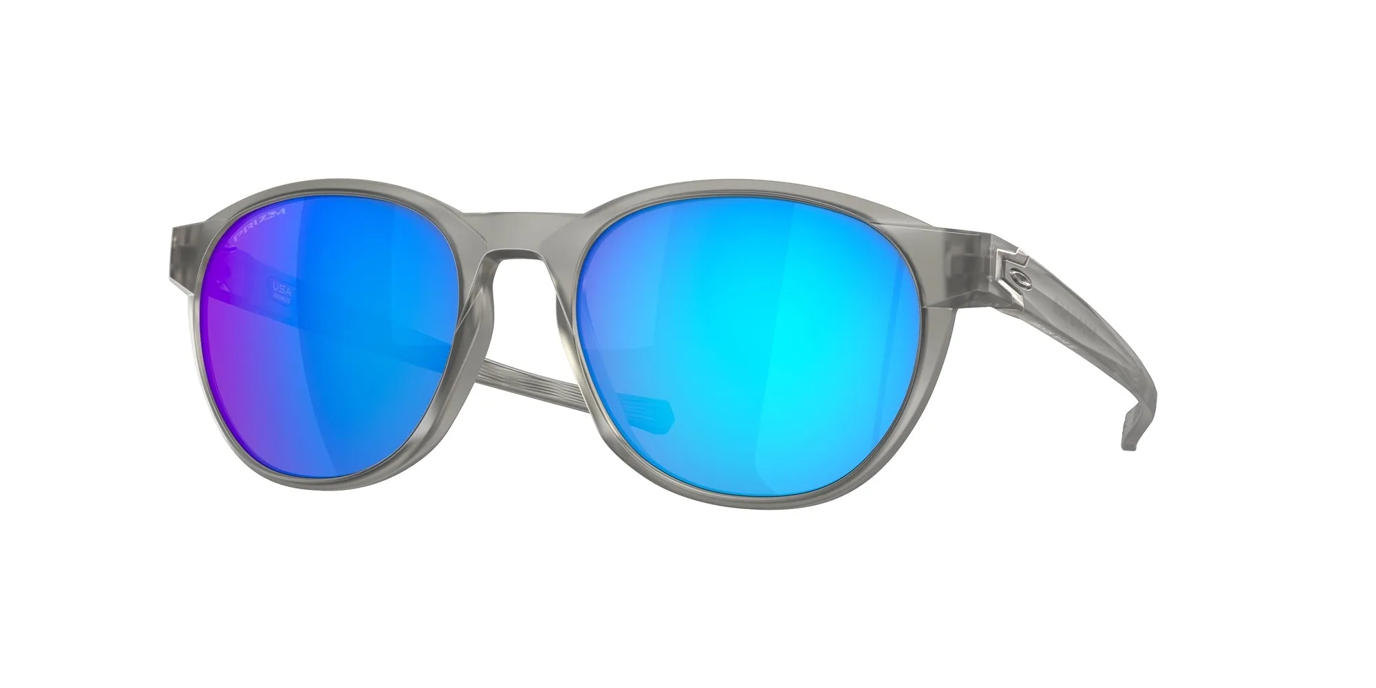 Oakley OO9126 REEDMACE 912603 Occhiali da sole O_Matter Grigio Prizm Sapphire Rotonda Normale Prizm - immagine 1