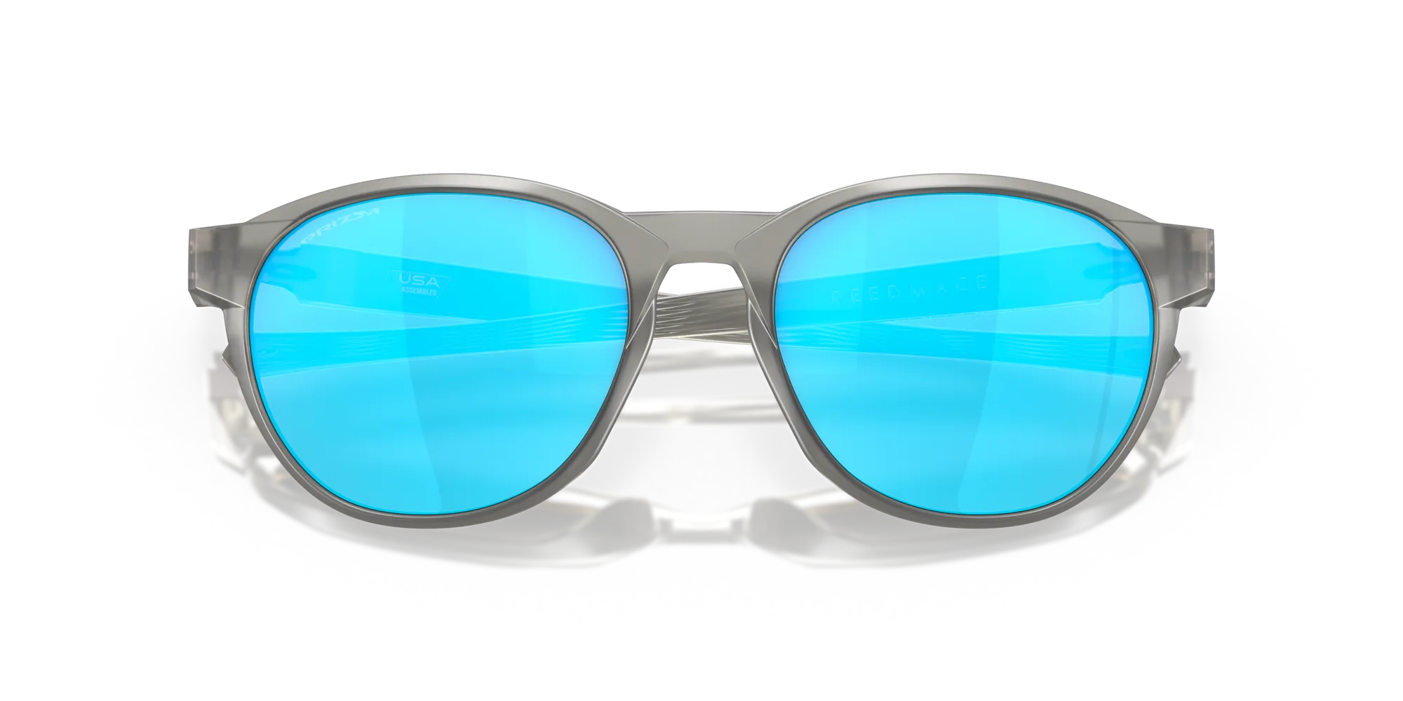 Oakley OO9126 REEDMACE 912603 Occhiali da sole O_Matter Grigio Prizm Sapphire Rotonda Normale Prizm - immagine 2