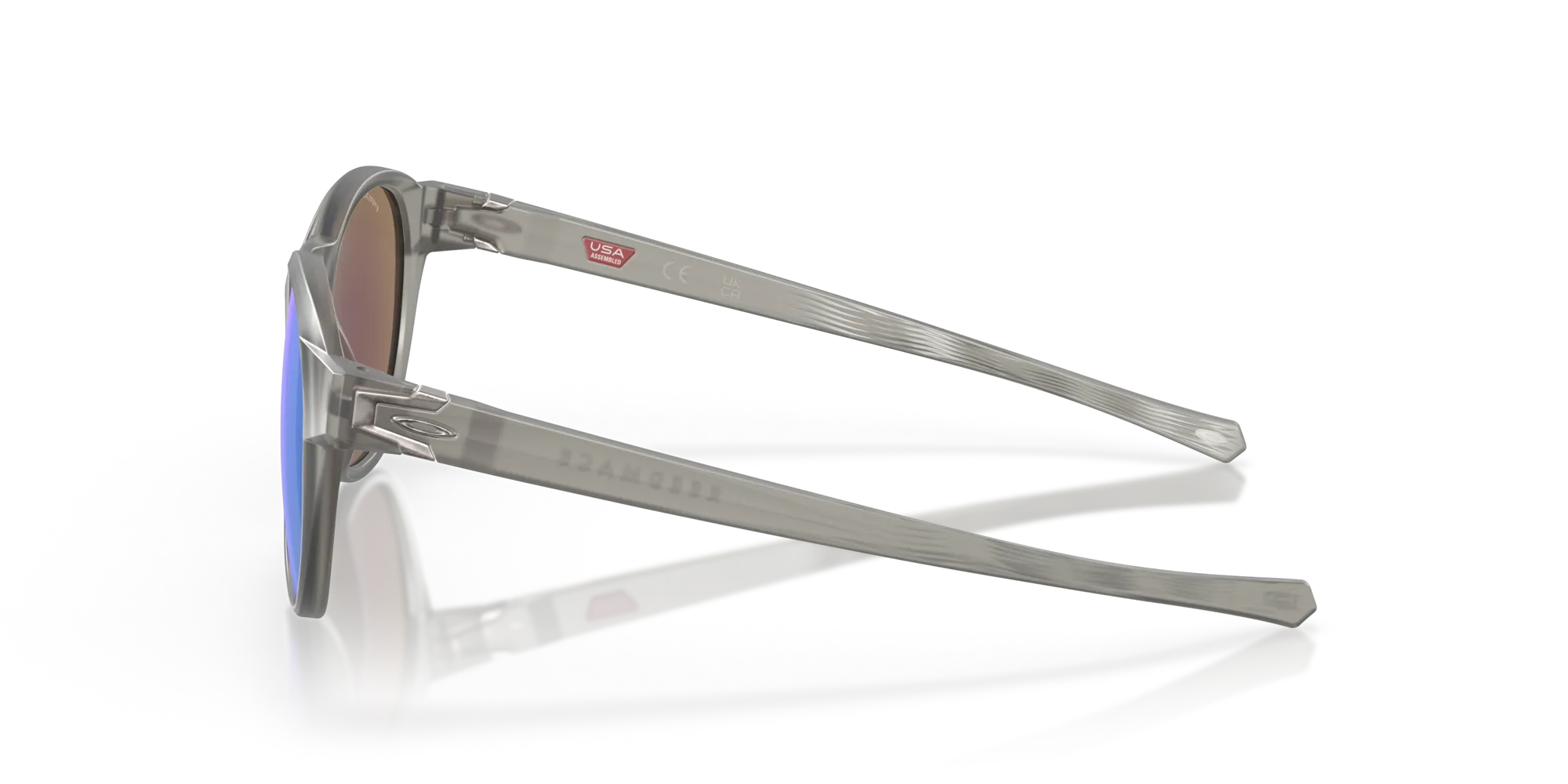 Oakley OO9126 REEDMACE 912603 Occhiali da sole O_Matter Grigio Prizm Sapphire Rotonda Normale Prizm - immagine 4