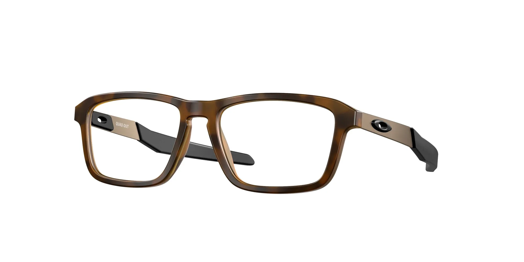 Oakley OY8023 QUAD OUT 802303 Montature da vista O_Matter Marrone Trasparente Squadrata Normale - immagine 1
