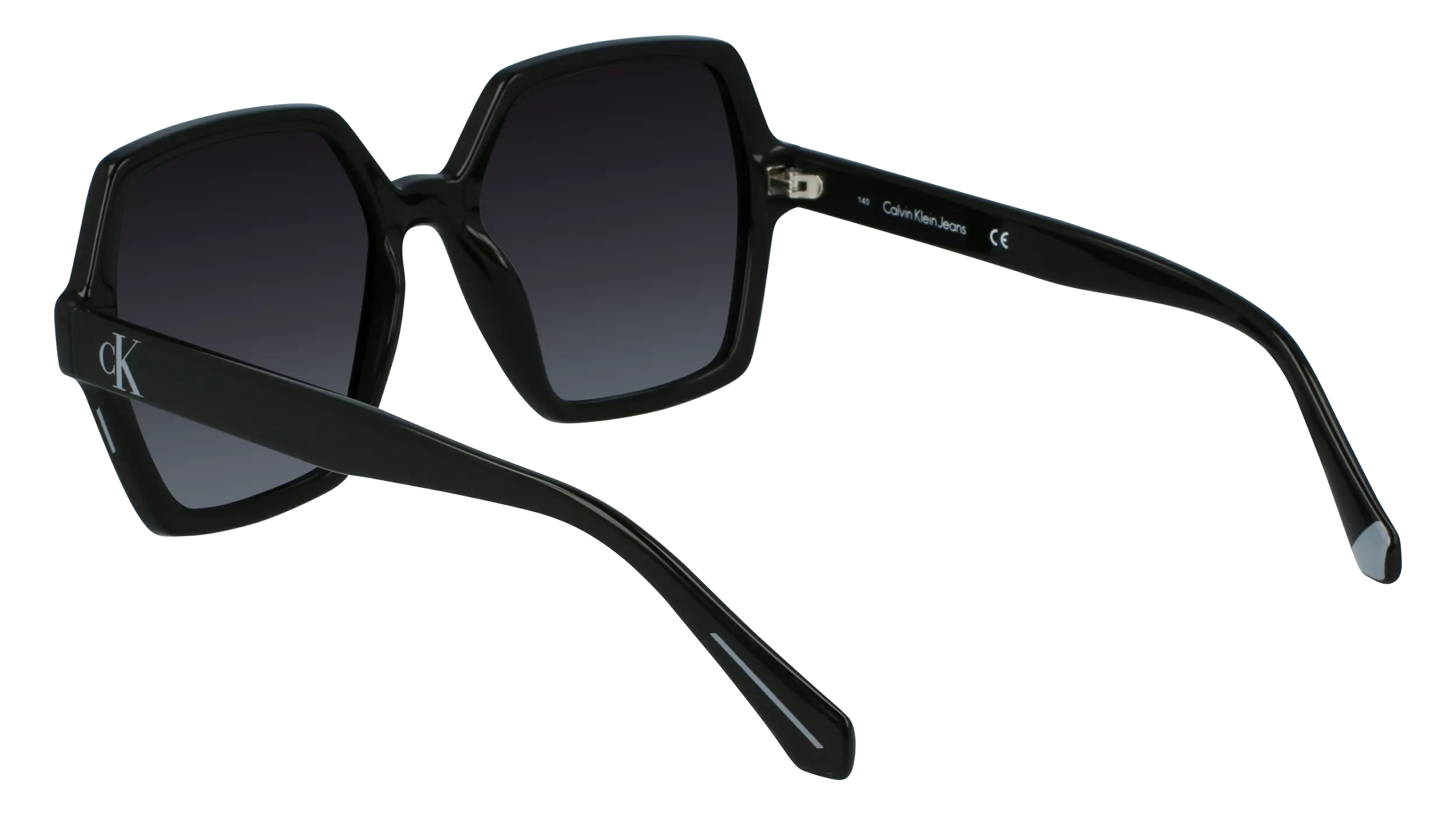 Calvin Klein CKJ21629S 001 Occhiali da sole Iniettato Nero Squadrata Normale - immagine 3