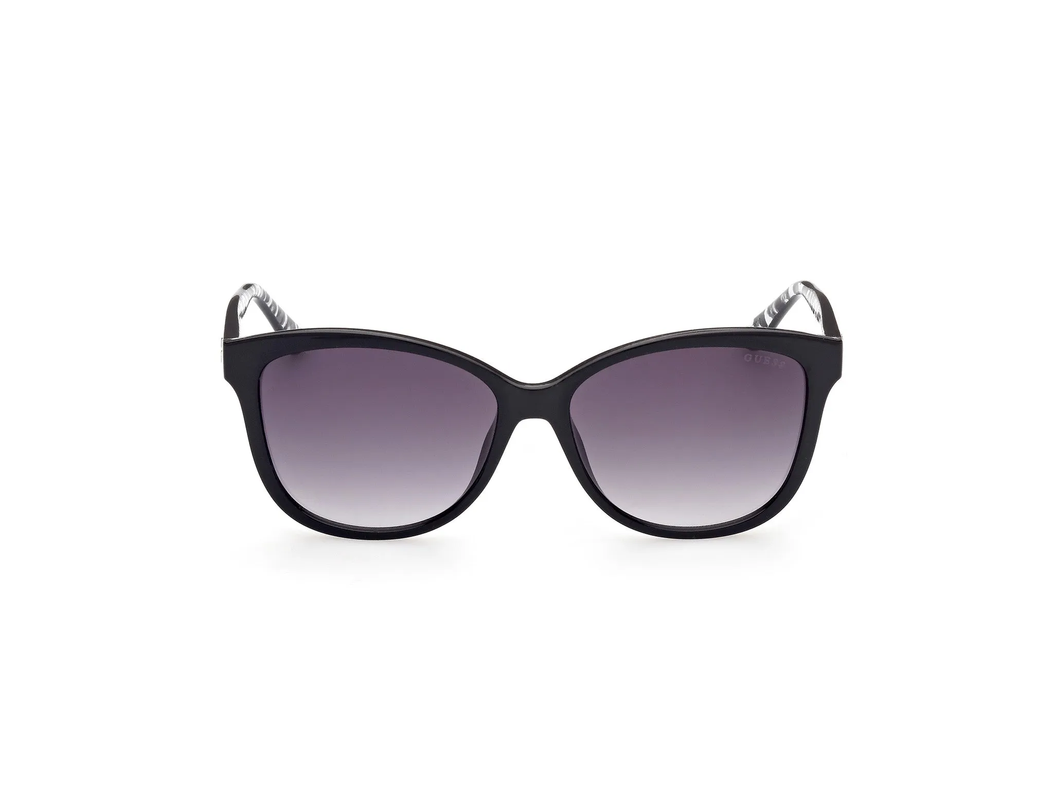 Guess GU7828 01B Occhiali da sole Iniettato Nero Fumo Squadrata Normale Sfumato - immagine 3