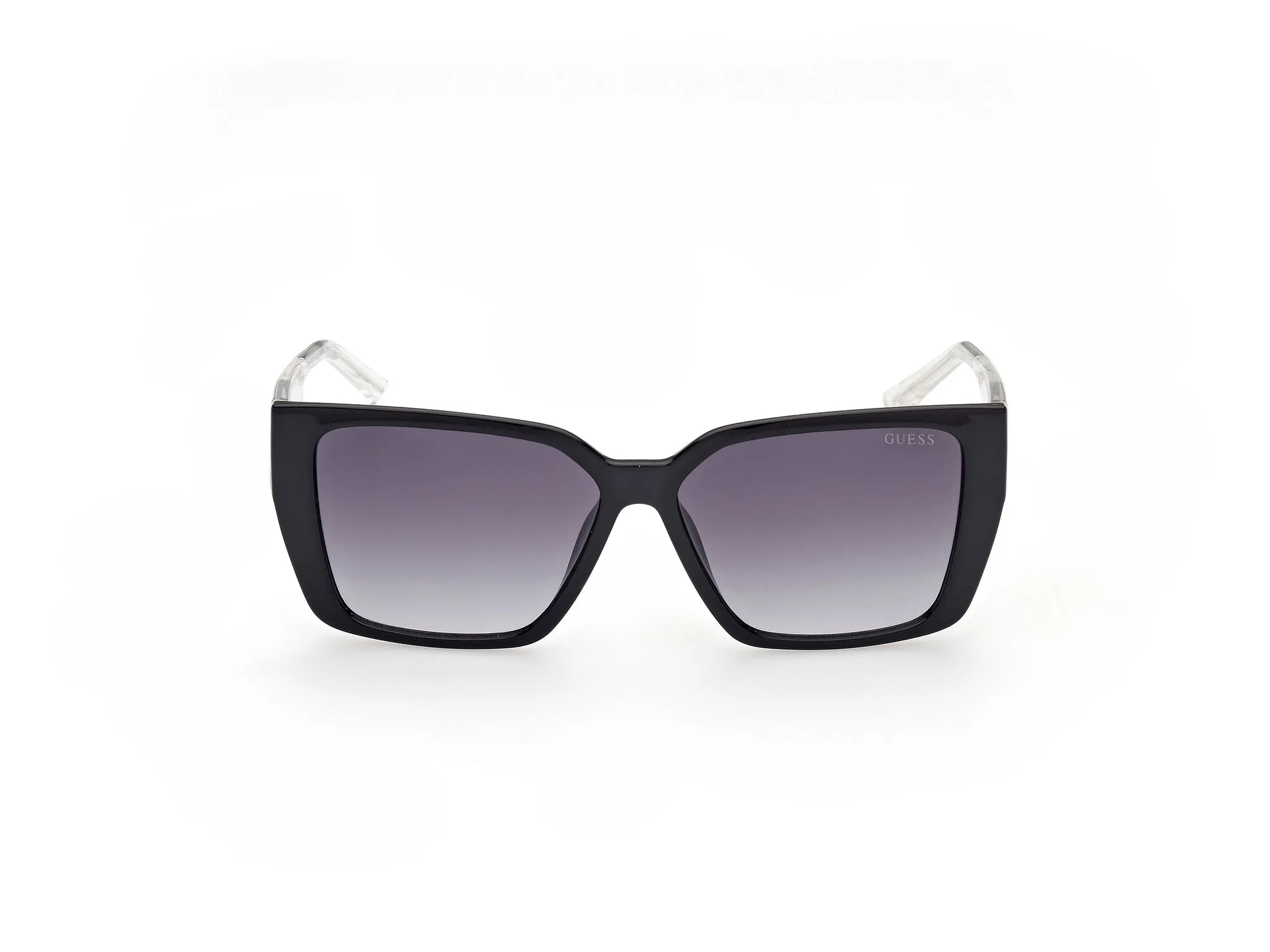 Guess GU7818 01B Occhiali da sole Iniettato Nero Fumo Squadrata Normale Sfumato - immagine 2