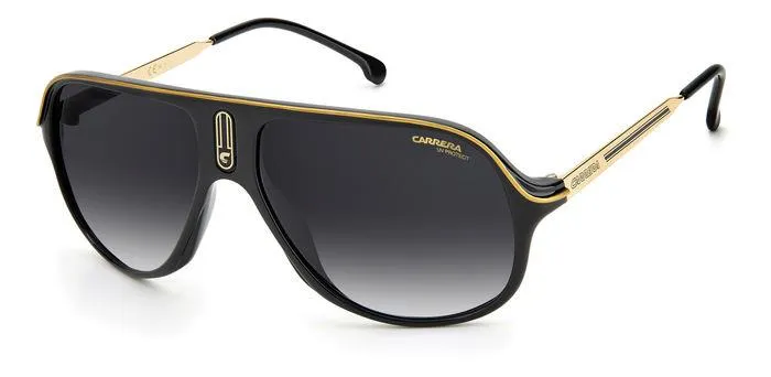 Carrera SAFARI65/N 807/9O Occhiali da sole Plastica Nero Grigio Squadrata Polarizzata - immagine 1