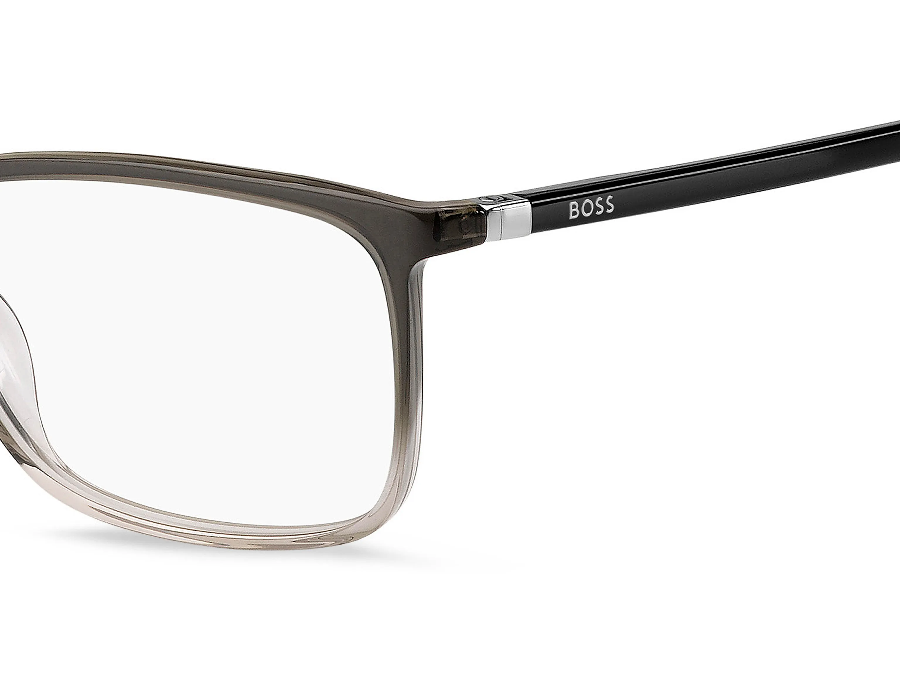 Hugo Boss BOSS 0679/IT 08A Montature da vista Acetato Nero/Grigio Squadrata - immagine 3