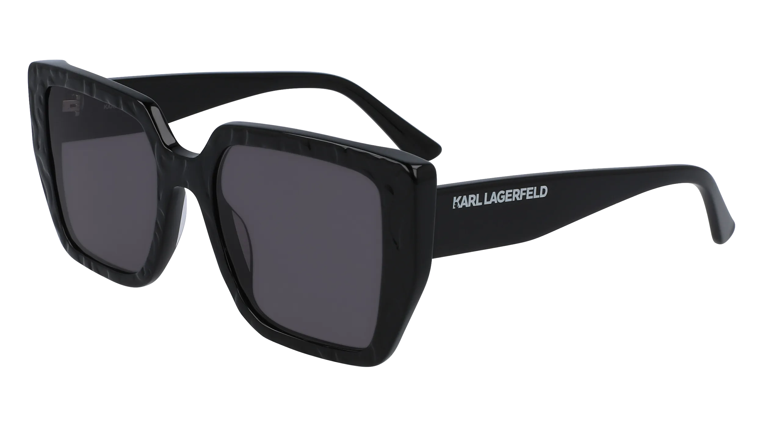 Karl Lagerfeld KL6036S 007 Occhiali da sole Acetato Nero Squadrata Normale - immagine 1