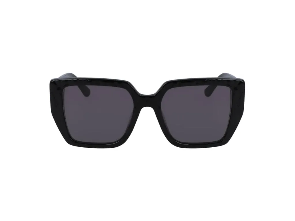 Karl Lagerfeld KL6036S 007 Occhiali da sole Acetato Nero Squadrata Normale - immagine 2