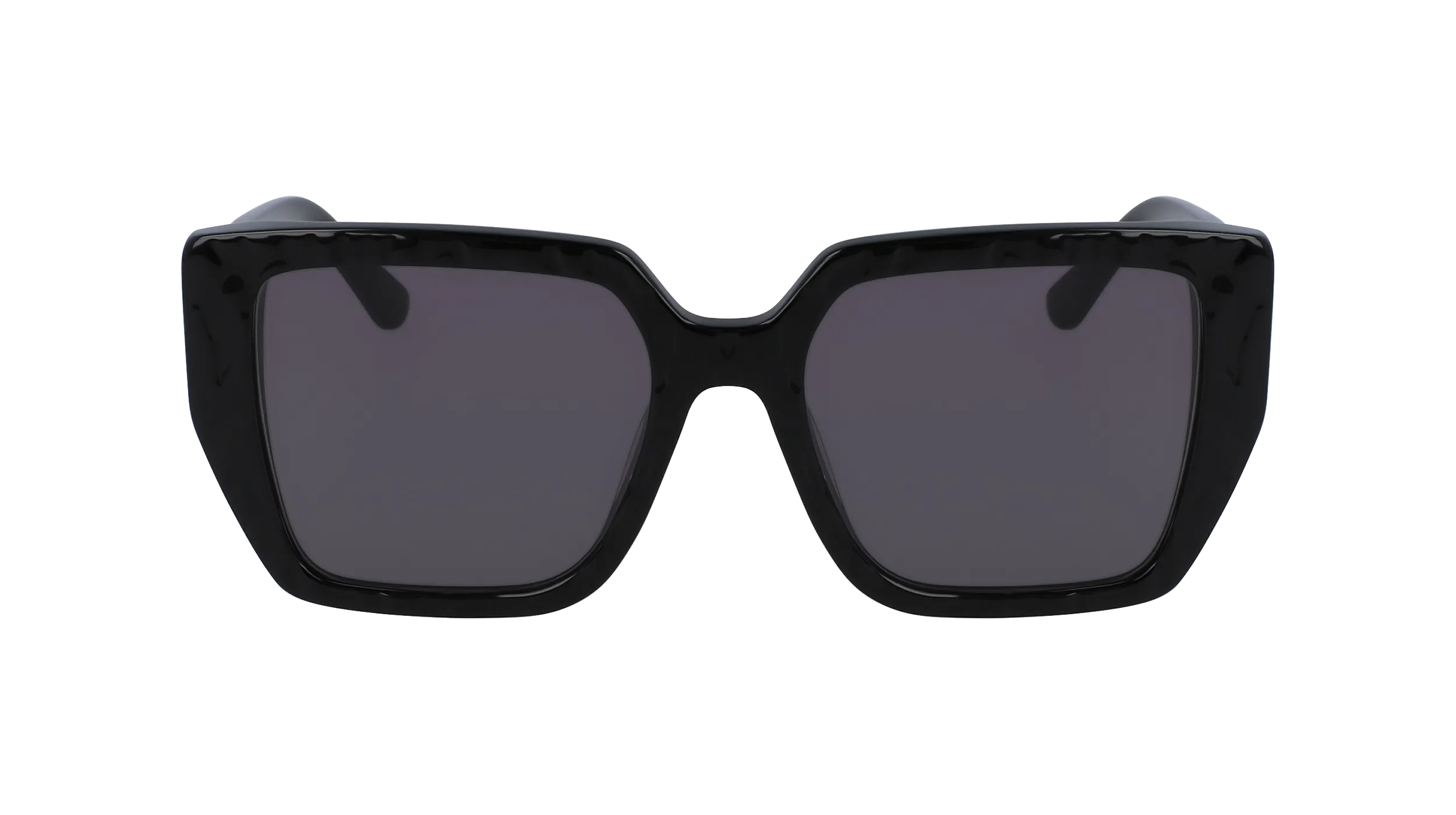 Karl Lagerfeld KL6036S 007 Occhiali da sole Acetato Nero Squadrata Normale - immagine 3