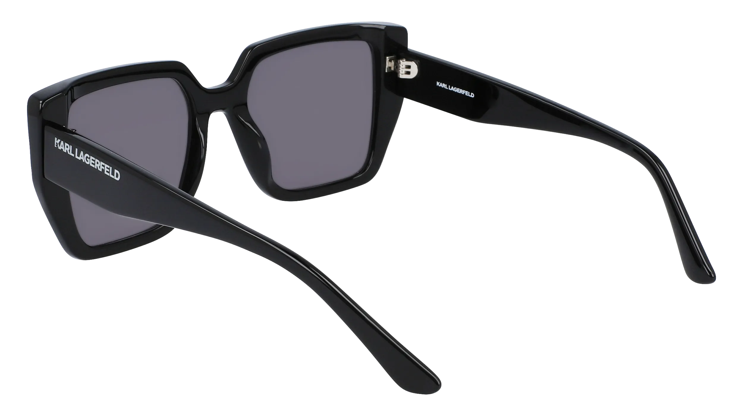 Karl Lagerfeld KL6036S 007 Occhiali da sole Acetato Nero Squadrata Normale - immagine 4