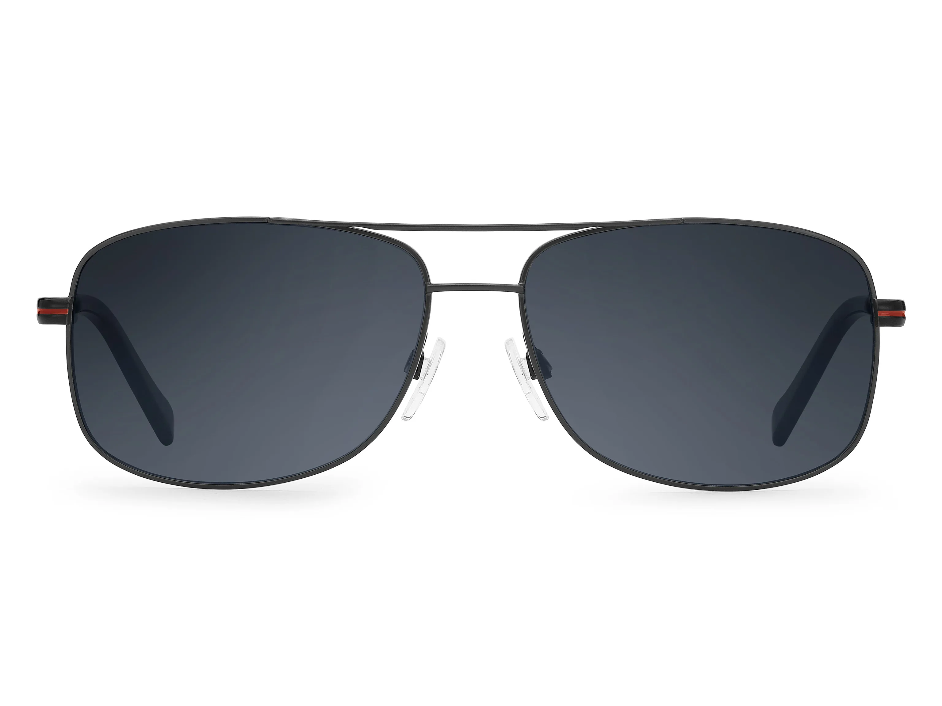 Pierre Cardin P.C. 6839/S 003/IR Occhiali da sole Metallo Nero Grigio Squadrata Normale - immagine 2