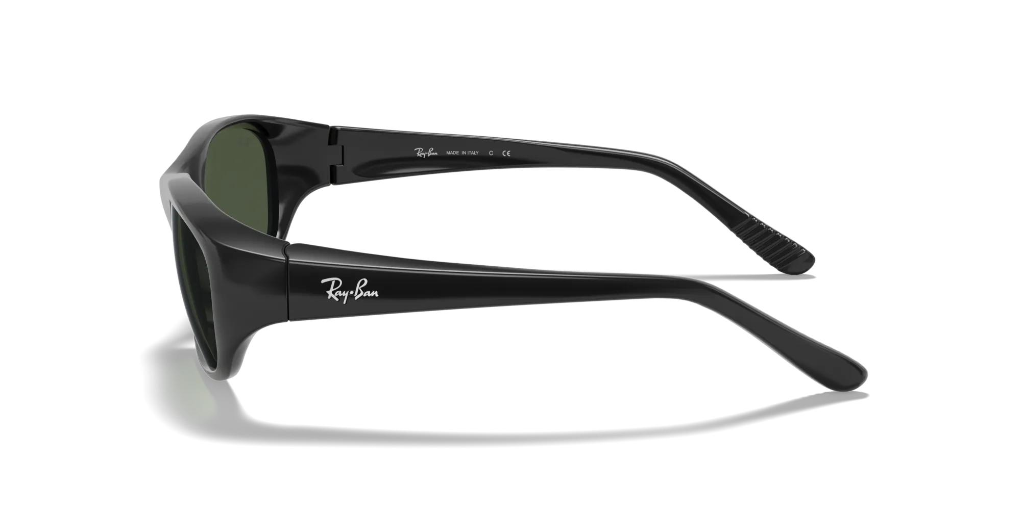 Ray - Ban RB2016 DADDY-O 601/31 Occhiali da sole Iniettato Nero Verde G15 Squadrata Normale - immagine 4