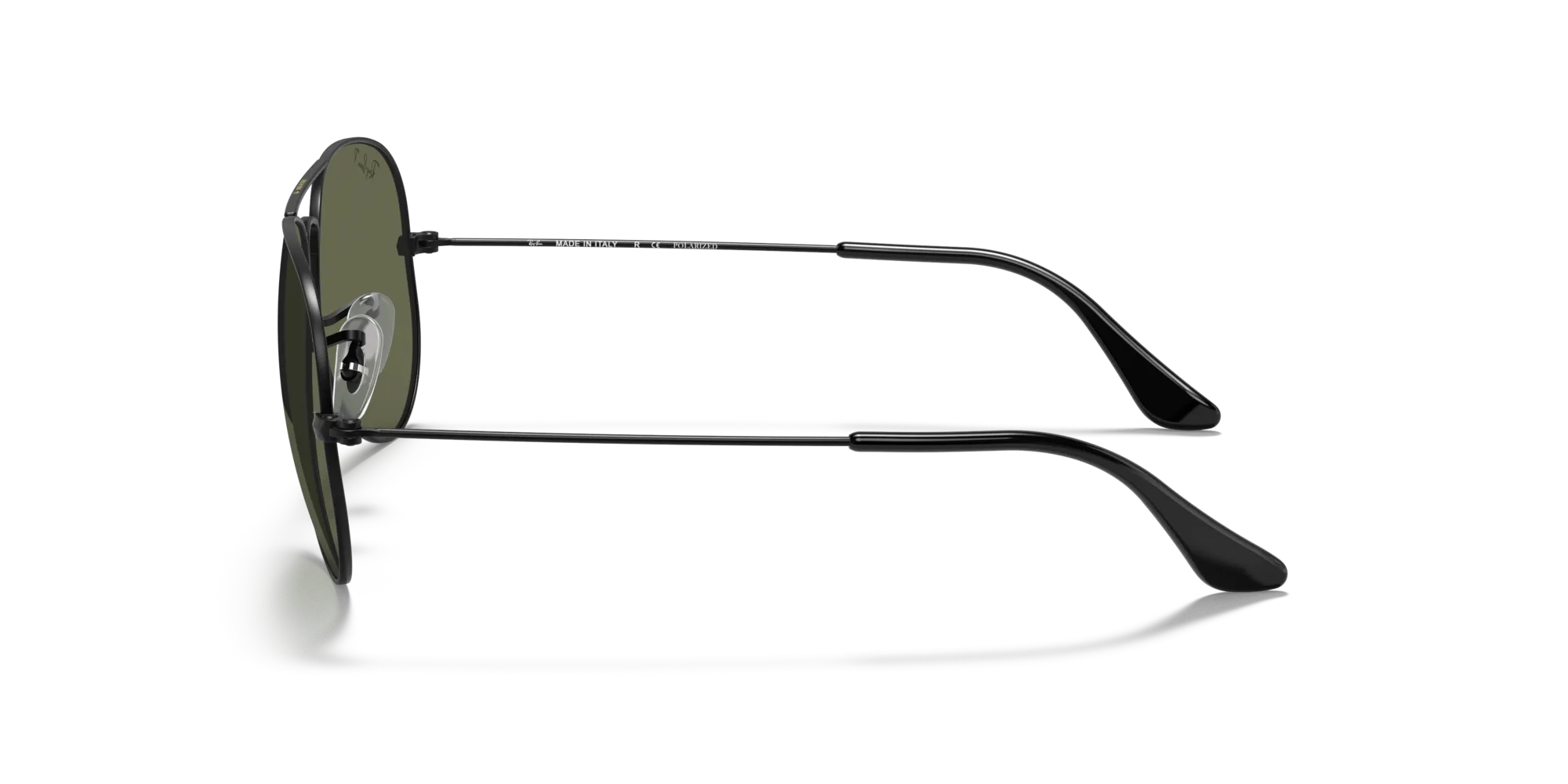 Ray - Ban RB3025 AVIATOR 002/58 Occhiali da sole Metallo Nero Verde G15 Pilot Polarizzata - immagine 4