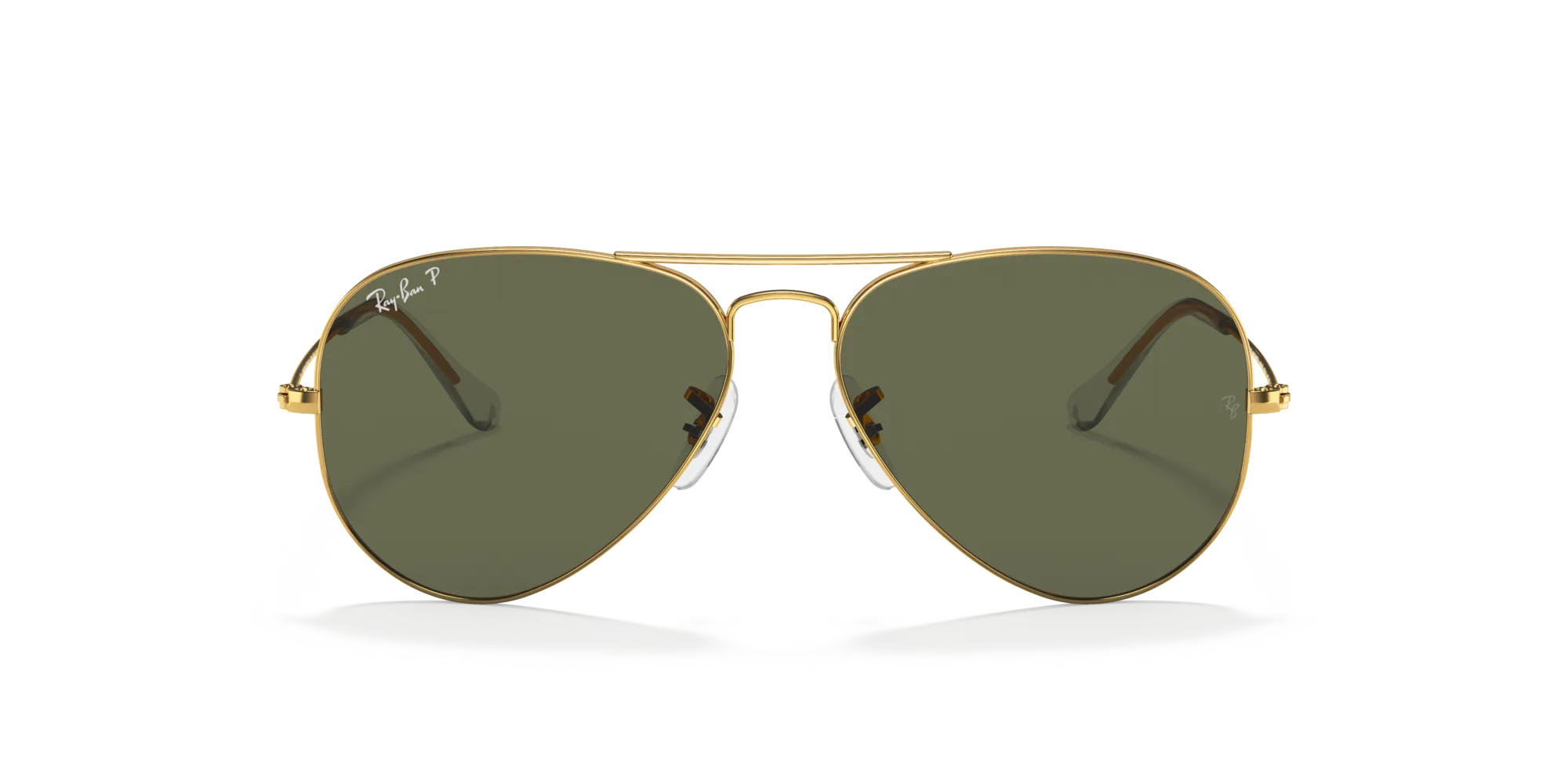 Ray - Ban RB3025 AVIATOR 001/58 Occhiali da sole Metallo Oro Verde G15 Pilot Polarizzata - immagine 3